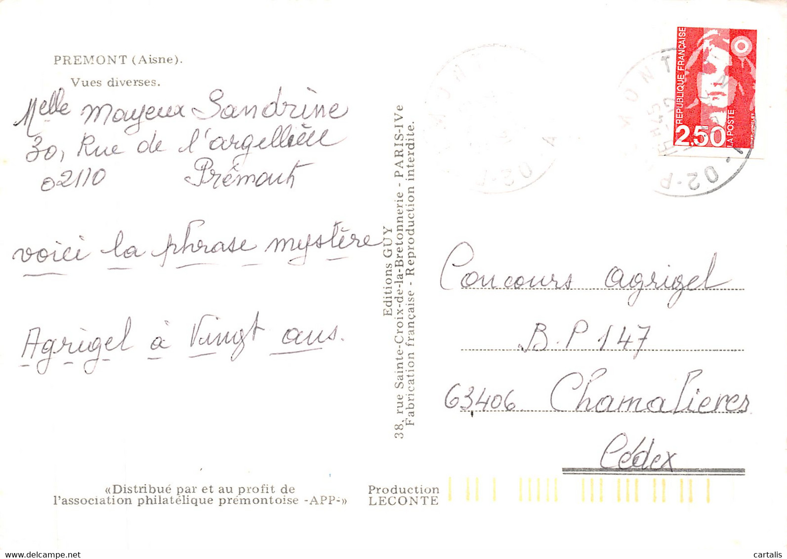 02-PREMONT-N° 4414-B/0053 - Altri & Non Classificati