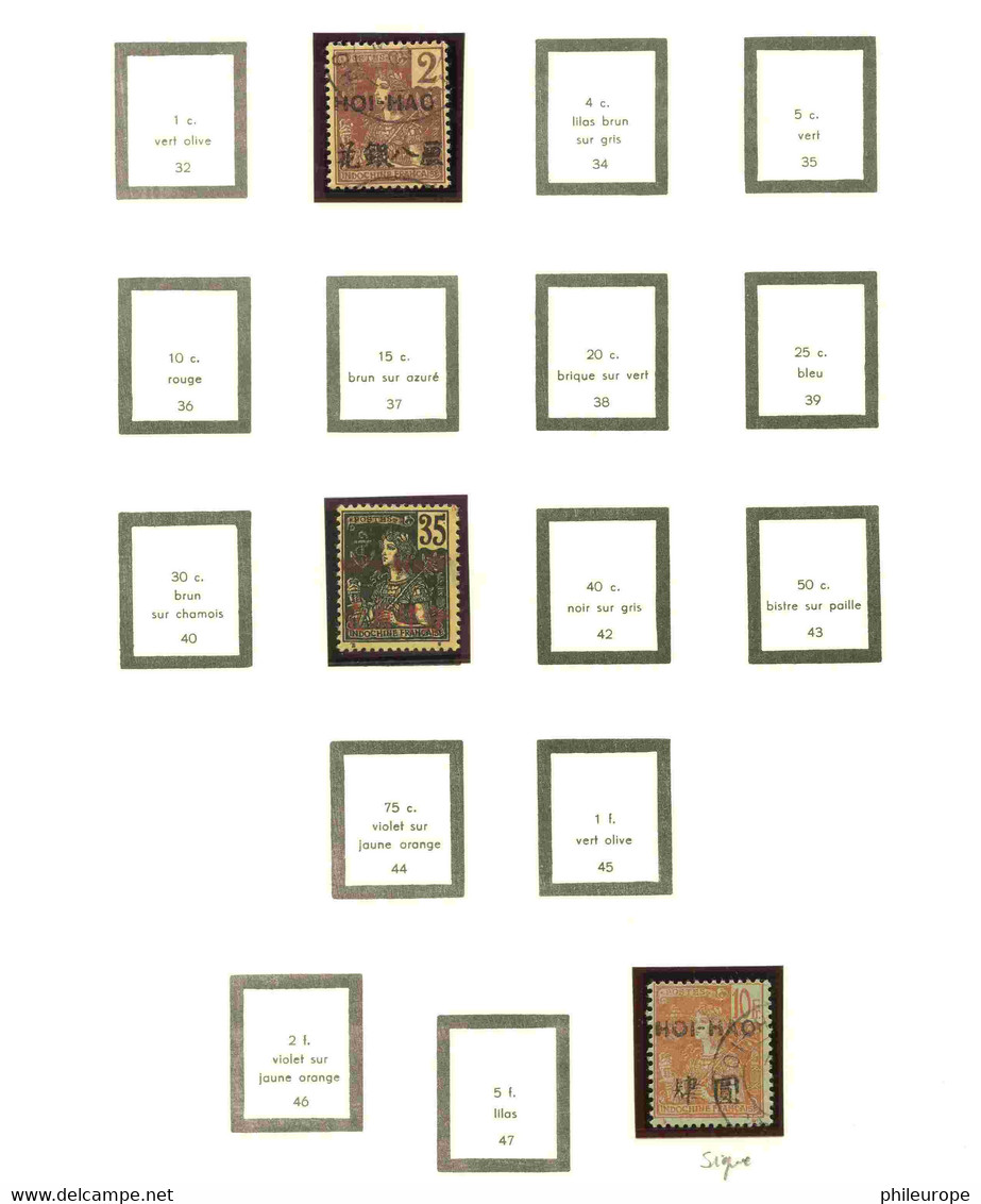 Collection Hoi-Hao (charniere Et Oblitere) - Unused Stamps