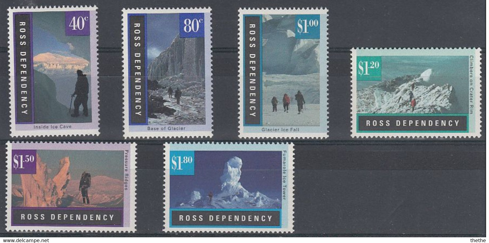 Dépendance De Ross (Nouvelle Zelande) - Paysages Glaciaires - Unused Stamps