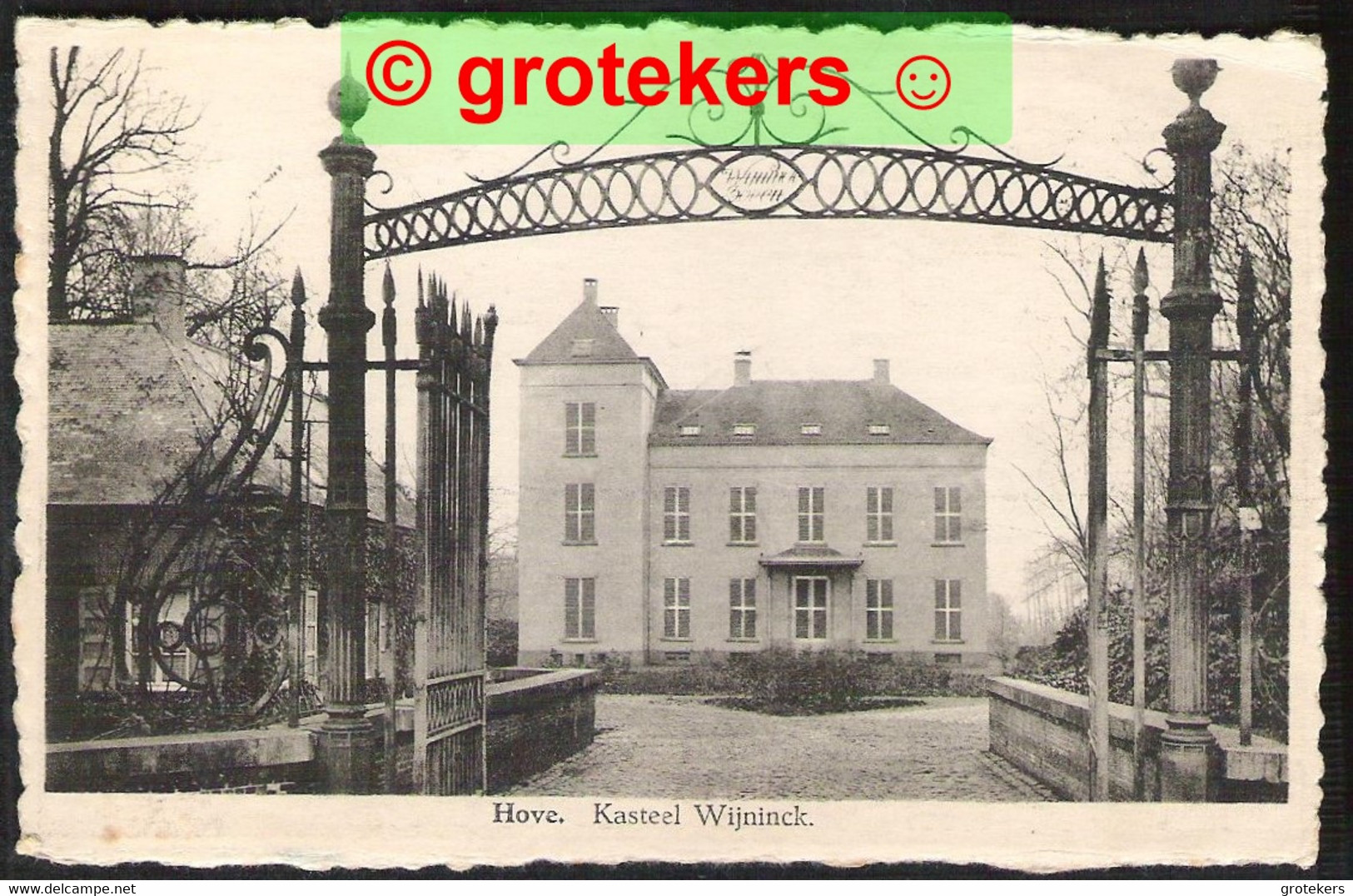 HOVE Kasteel Wijninck 1954 - Hove