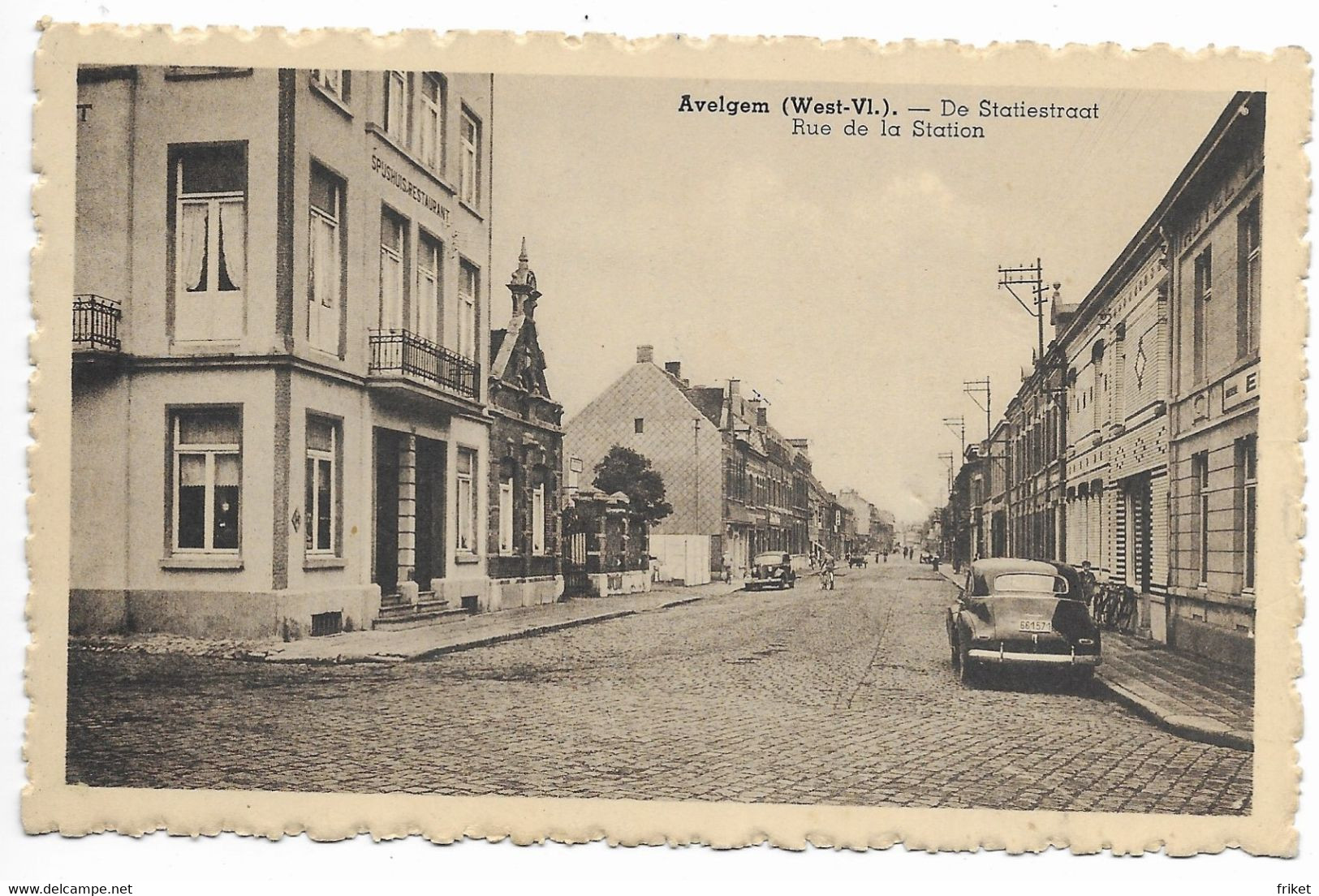 - 1638 -     AVELGEM  Rue De La Station - Avelgem