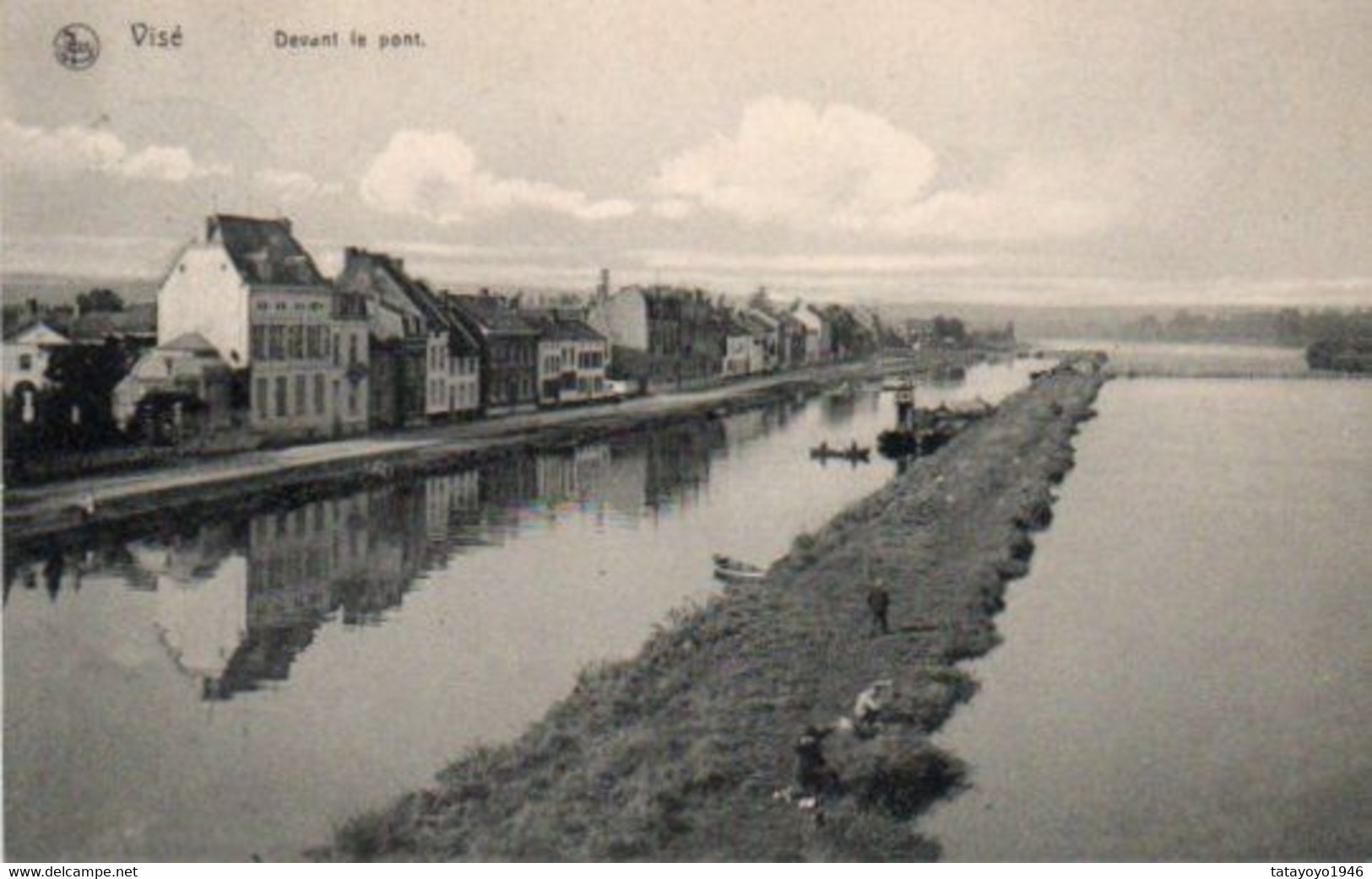 Visé  Devant Le Pont Voyagé En 1913 - Visé