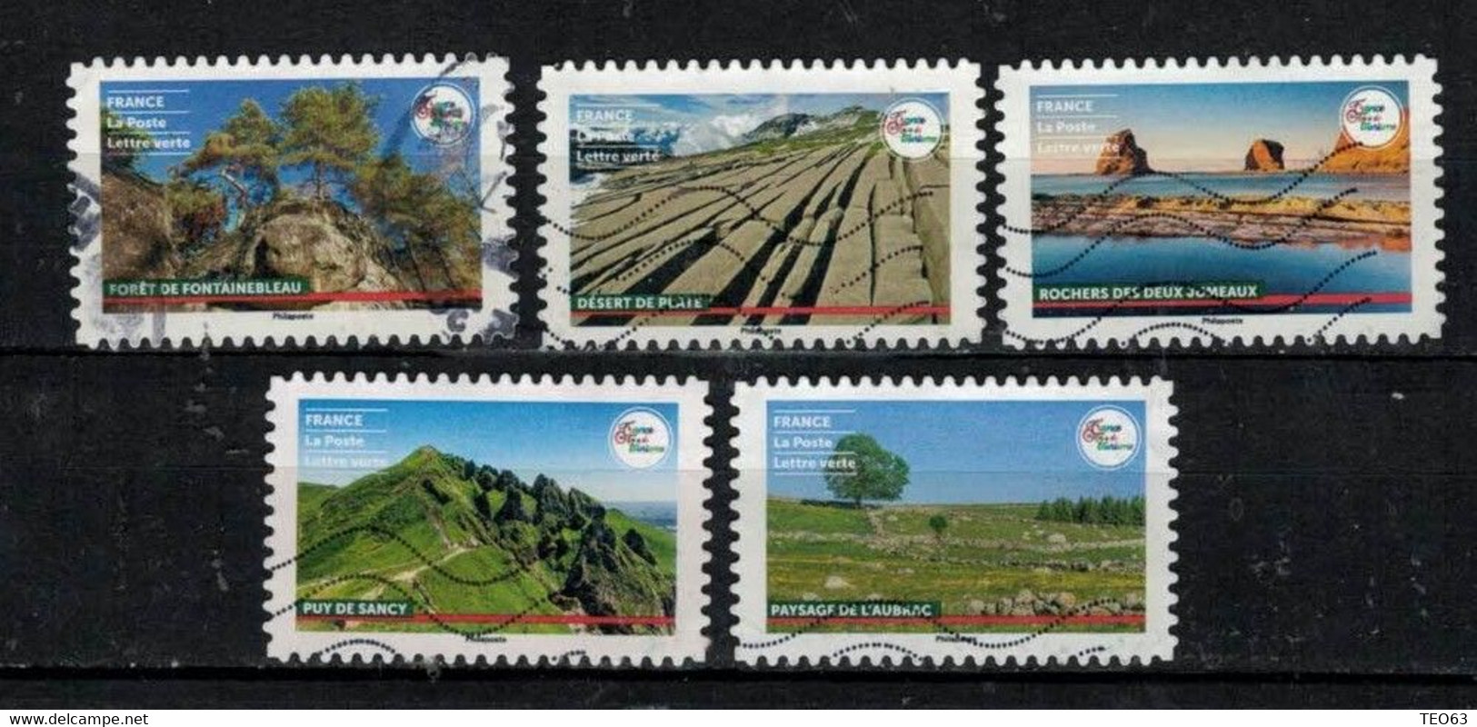 Nouveauté 2021 Dernière Série 5 Timbres - Used Stamps