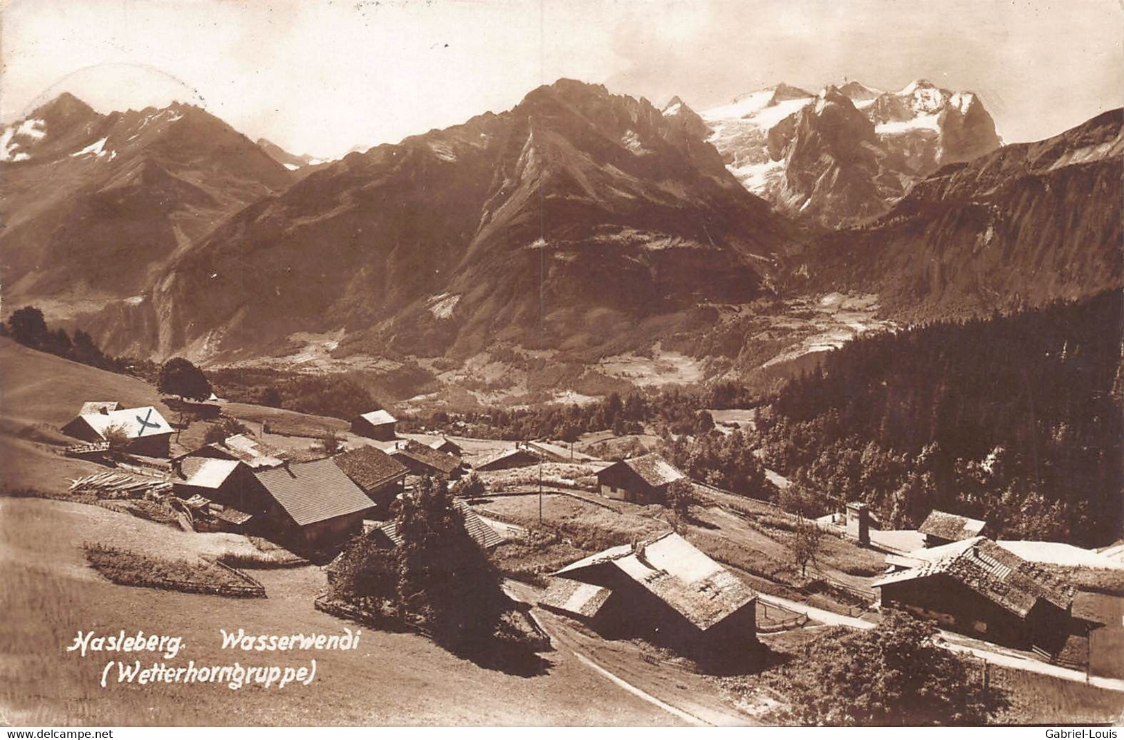 Hasleberg Wasserwendi Wetterhorngruppe - Hasle Bei Burgdorf