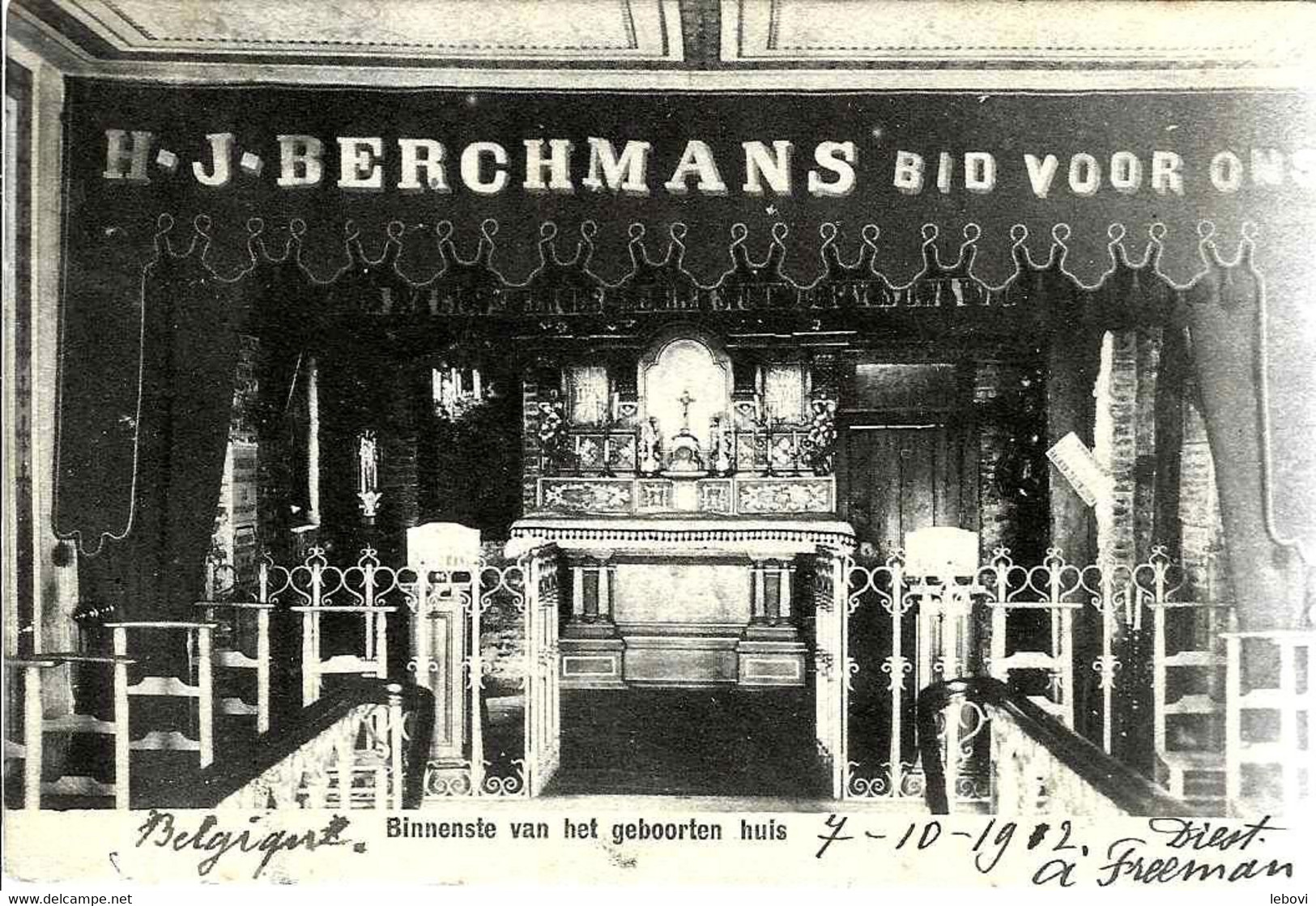 (DIEST) « J. Berchmans –Binnenste Van Het Geboorten Huis » - Diest