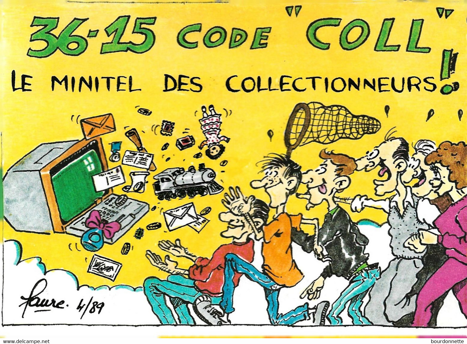 36.15 Code Coll Le Minitel Des Collectionneurs - Bourses & Salons De Collections