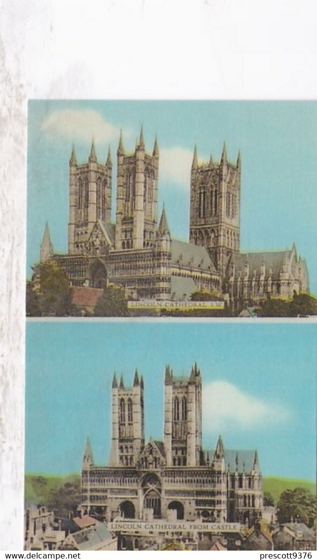 Lincoln Cathedral -  Unused Postcard - Lincolnshire - M&B National Series - Lincoln