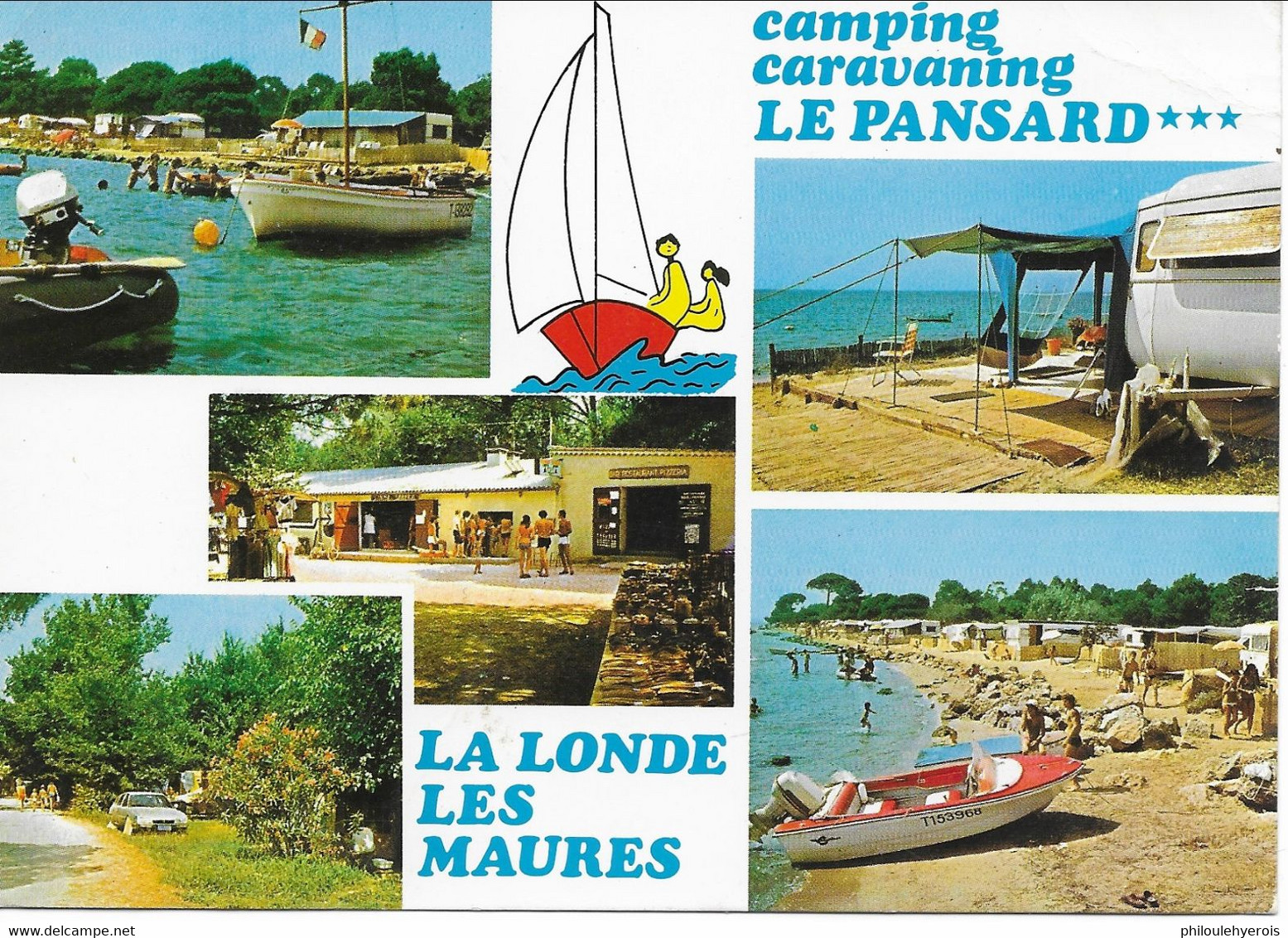 CPM 83 LA LONDE Camping LE PANSARD - La Londe Les Maures