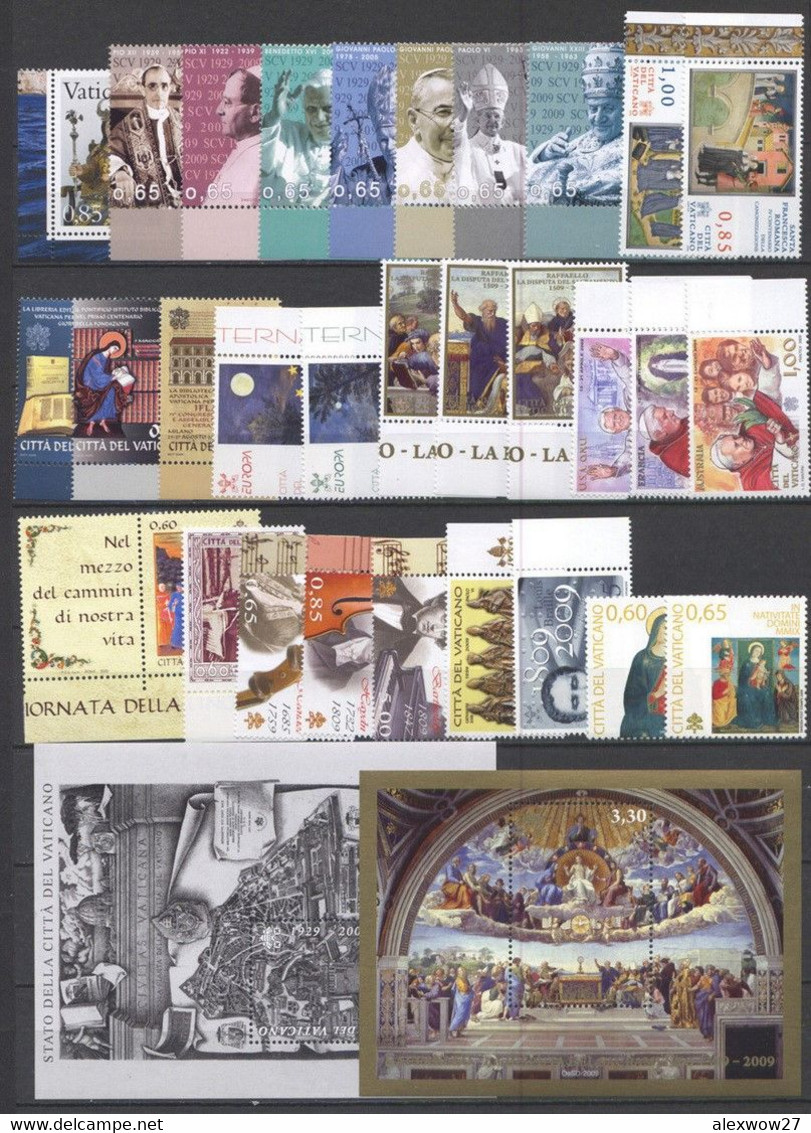 Vaticano / Vatican City 2009 Annata Completa + Booklet / Years Complete **MNH /VF - Annate Complete