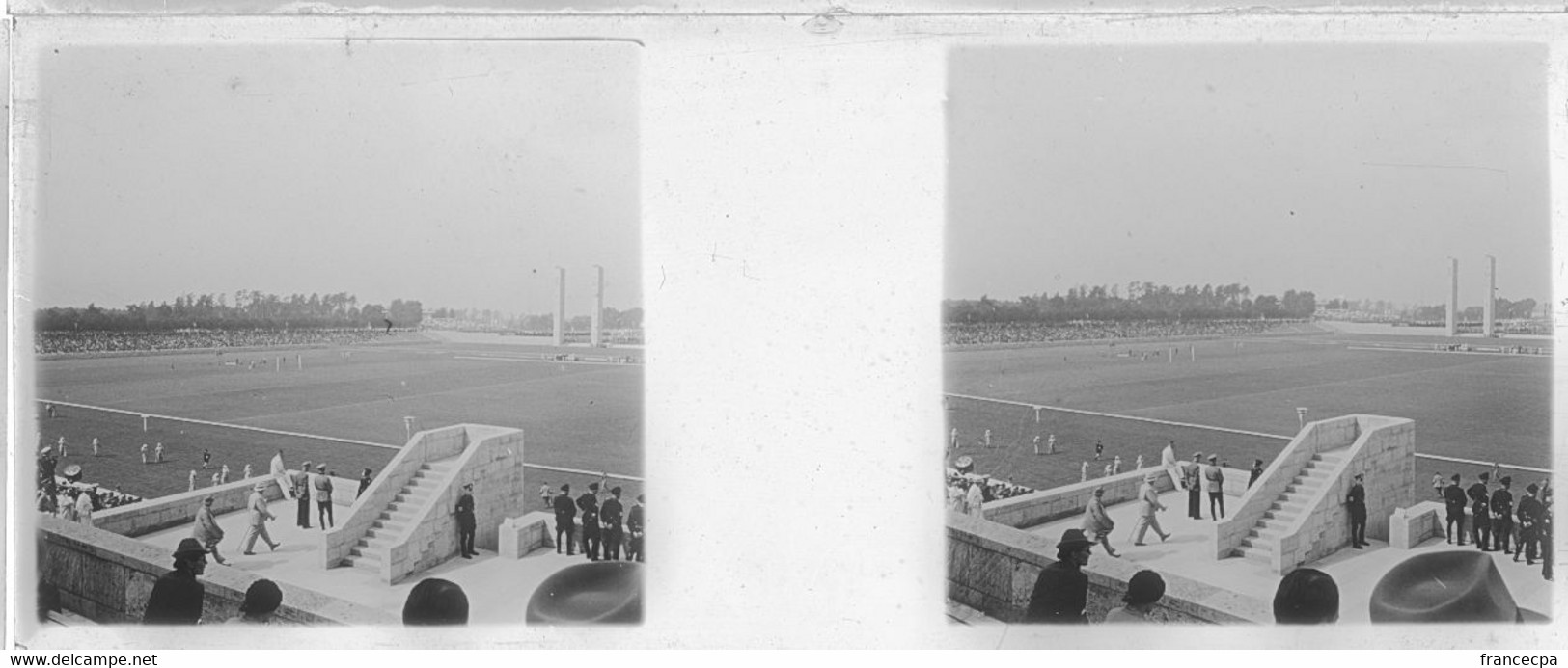 PP 52 - JEUX OLYMPIQUES ALLEMAGNE BERLIN 1936  Le Stade - Plaques De Verre