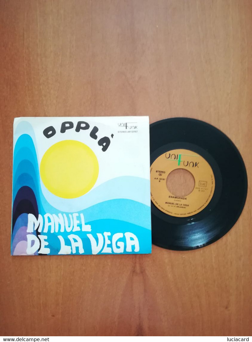 DISCO VINILE MANUEL DE LA VEGA - ENAMORADA - OPPLà - Otros - Canción Española