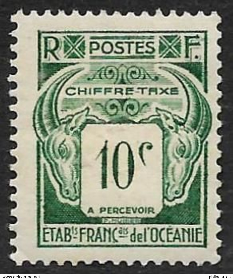 OCEANIE  Taxe 18 - 3° Choix - Postage Due