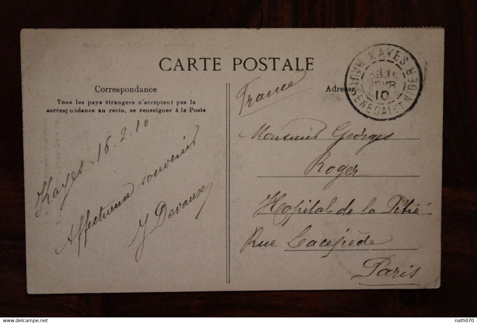 CPA AK 1910 KAYES Haut Senegal Niger Femme Foulah Guinée AOF Voyagée - Lettres & Documents