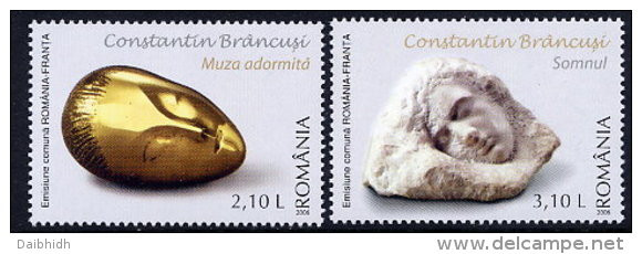 ROMANIA 2006 Constantin Brancusi Set Of 2 MNH / **.  Michel 6125-26 - Unused Stamps