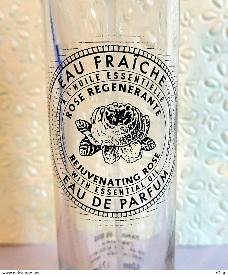 Flacon Vaporisateur " ROSE Régénérante Eau Fraîche " De PANIER Des SENS   Eau De Parfum 50 Ml VIDE - Bottles (empty)