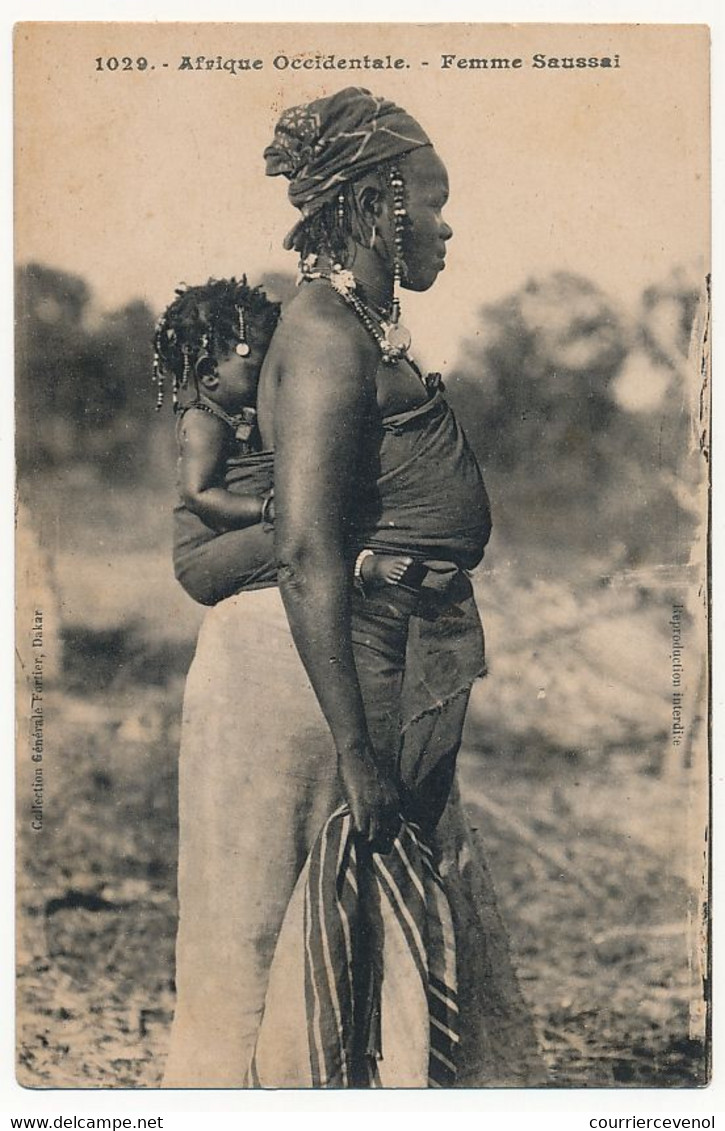 CPA - Afrique Occidentale - Femme Saussai - Unclassified