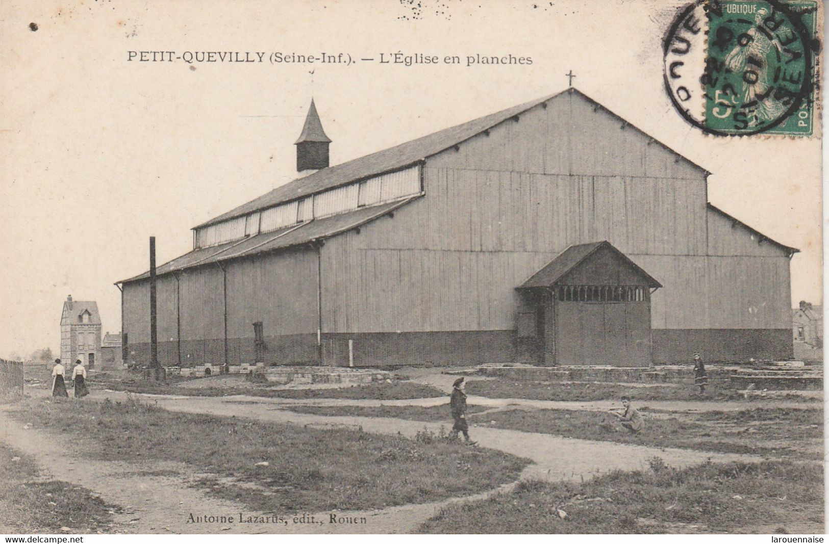 76 - PETIT QUEVILLY - L' Eglise En Planches - Le Petit-Quevilly