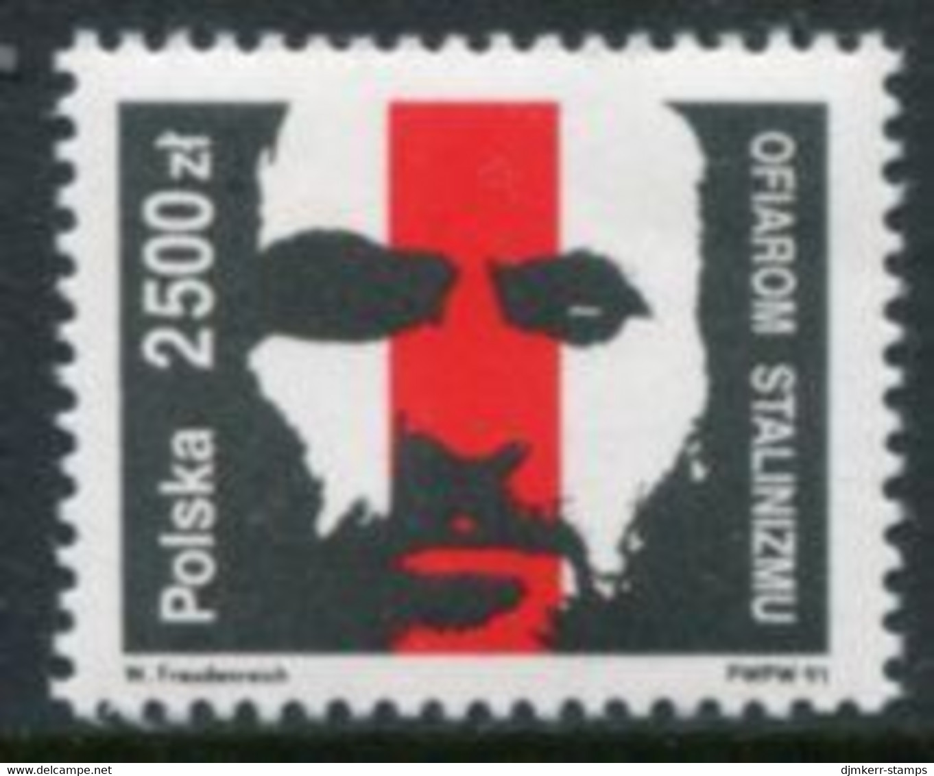 POLAND 1991 Victims Of Stalinism MNH / **.  Michel 3338 - Unused Stamps