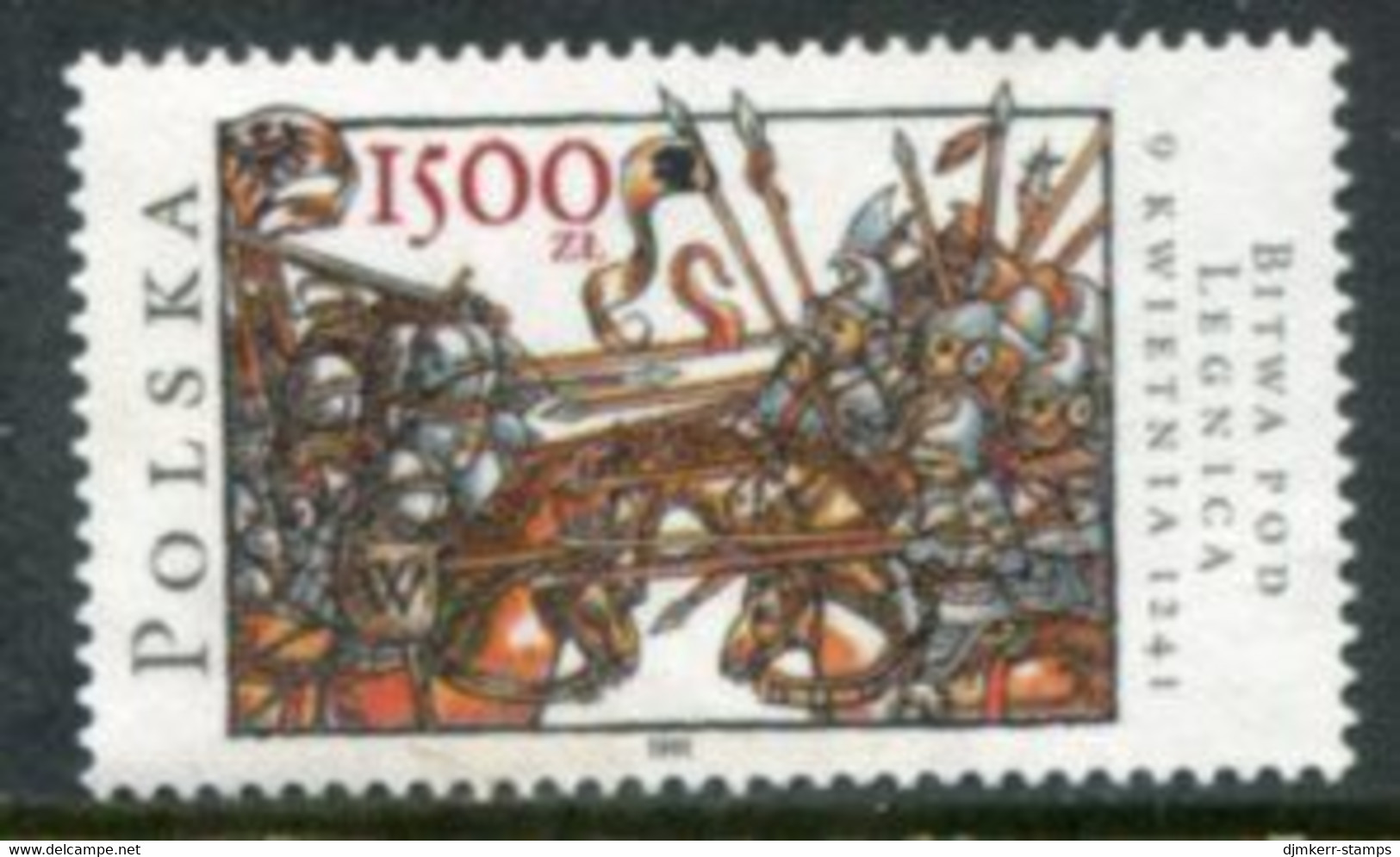 POLAND 1991 Battle Of Liegnitz MNH / **.  Michel 3318 - Ungebraucht