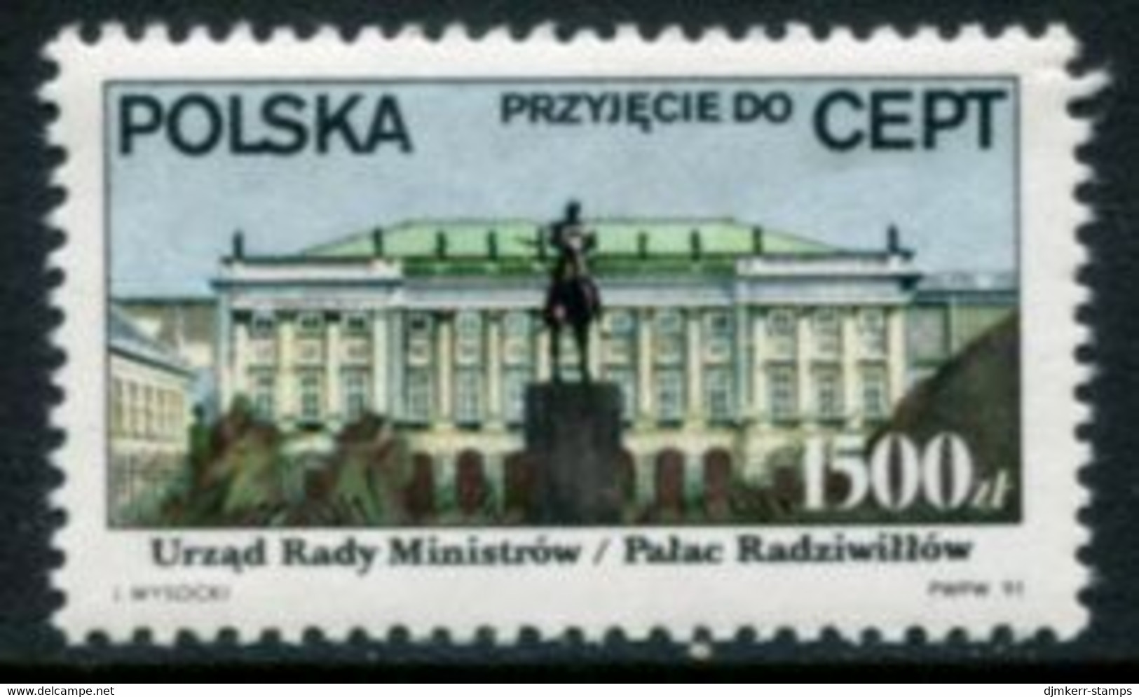 POLAND 1991 Polish Accession To CEPT MNH / **.  Michel 3314 - Unused Stamps