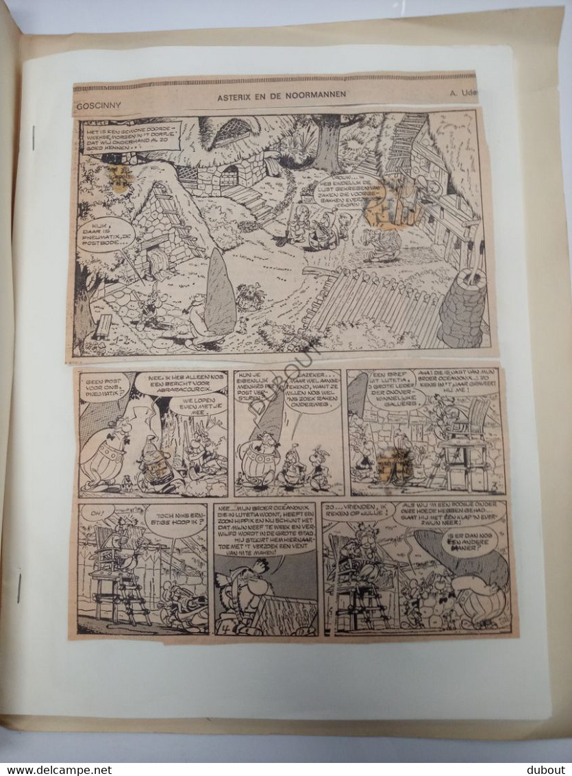 Krantenstrip - ASTERIX En De Noormannen - Goscinny - Uderzo ±1967 (U904) - Asterix