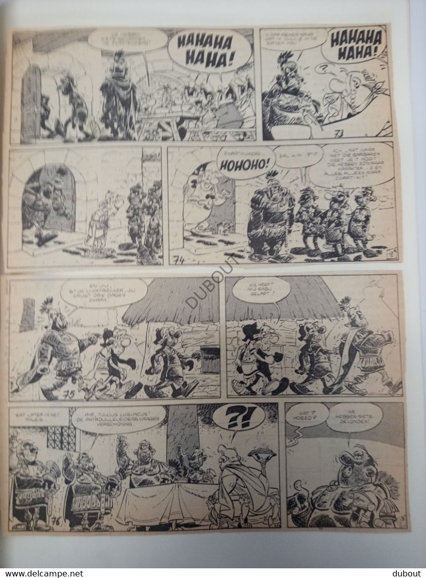 Krantenstrip - ASTERIX En Het Ijzeren Schild - Goscinny - Uderzo ± 1968 (U899) - Asterix