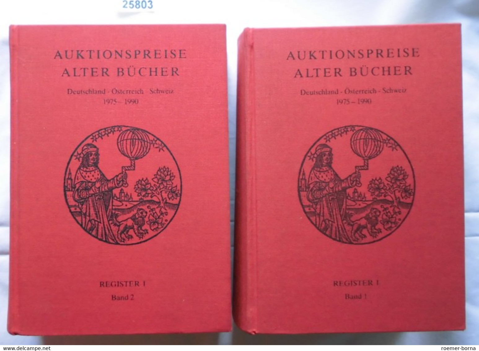 Auktionspreise Alter Bücher Deutschland Österreich Schweiz 1975-1990 - Register Zum Taschenbuch Der Auktionspreise Alter - Ohne Zuordnung