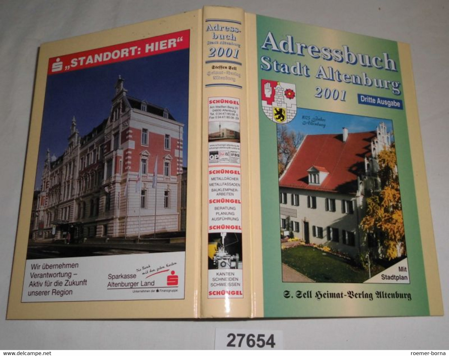 Adressbuch Stadt Altenburg 2001 Dritte Ausgabe - Non Classés