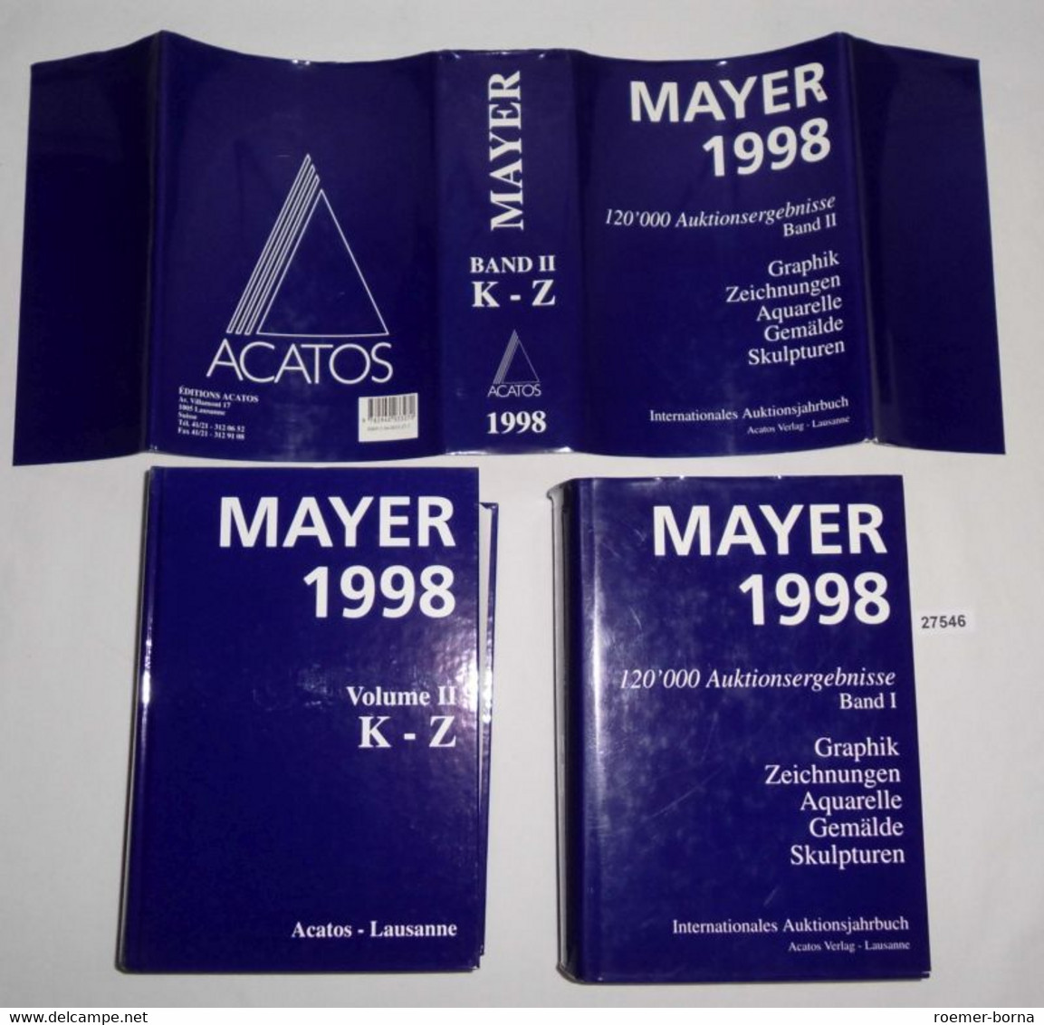 Mayer 1998 - 120 000 Auktionsergebnisse - Internationales Auktionshandbuch. Graphik - Zeichnungen - Aquarelle - Gemälde - Ohne Zuordnung