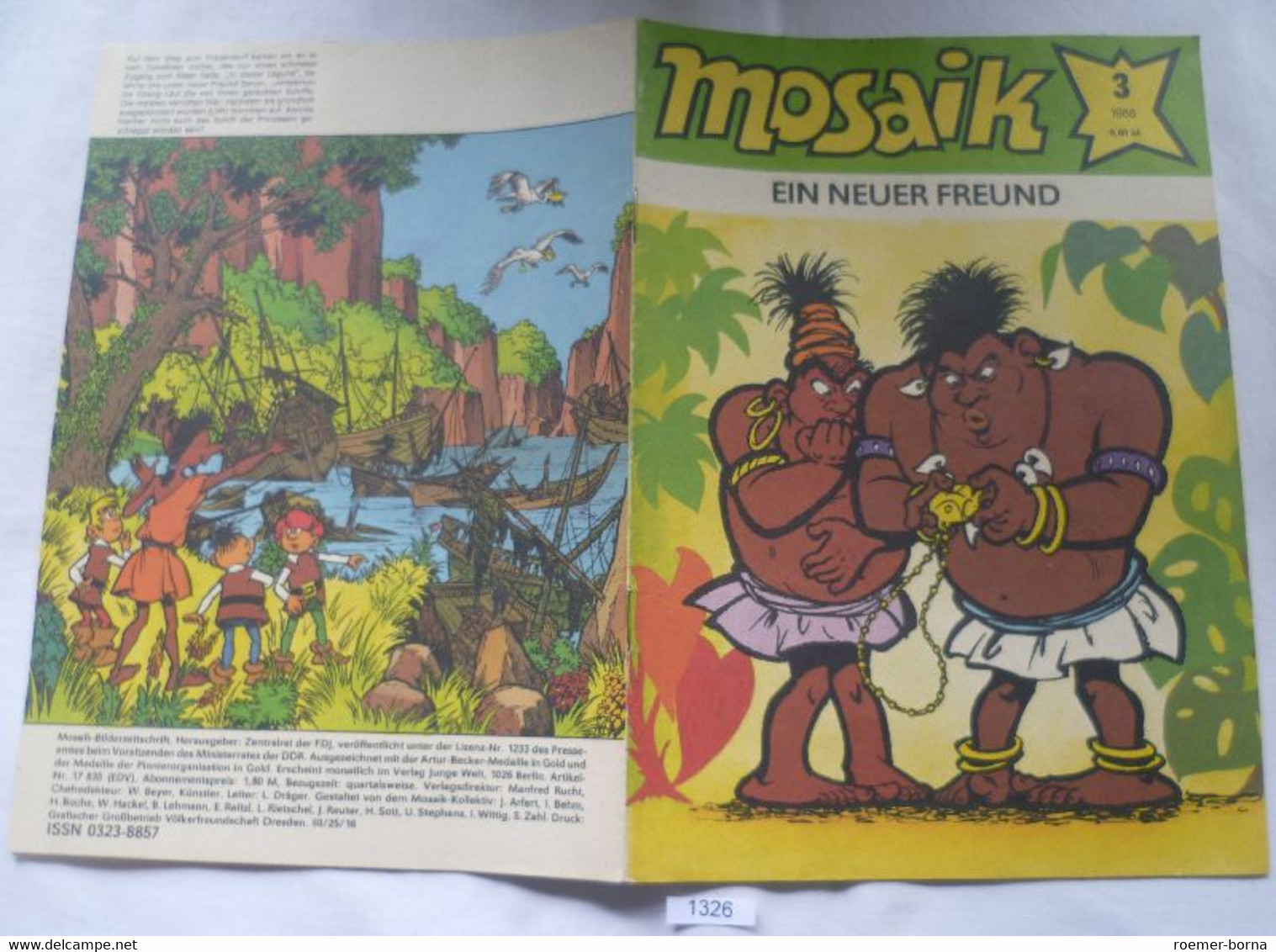 Mosaik Abrafaxe Nummer 3 Von 1988 - Abrafaxe