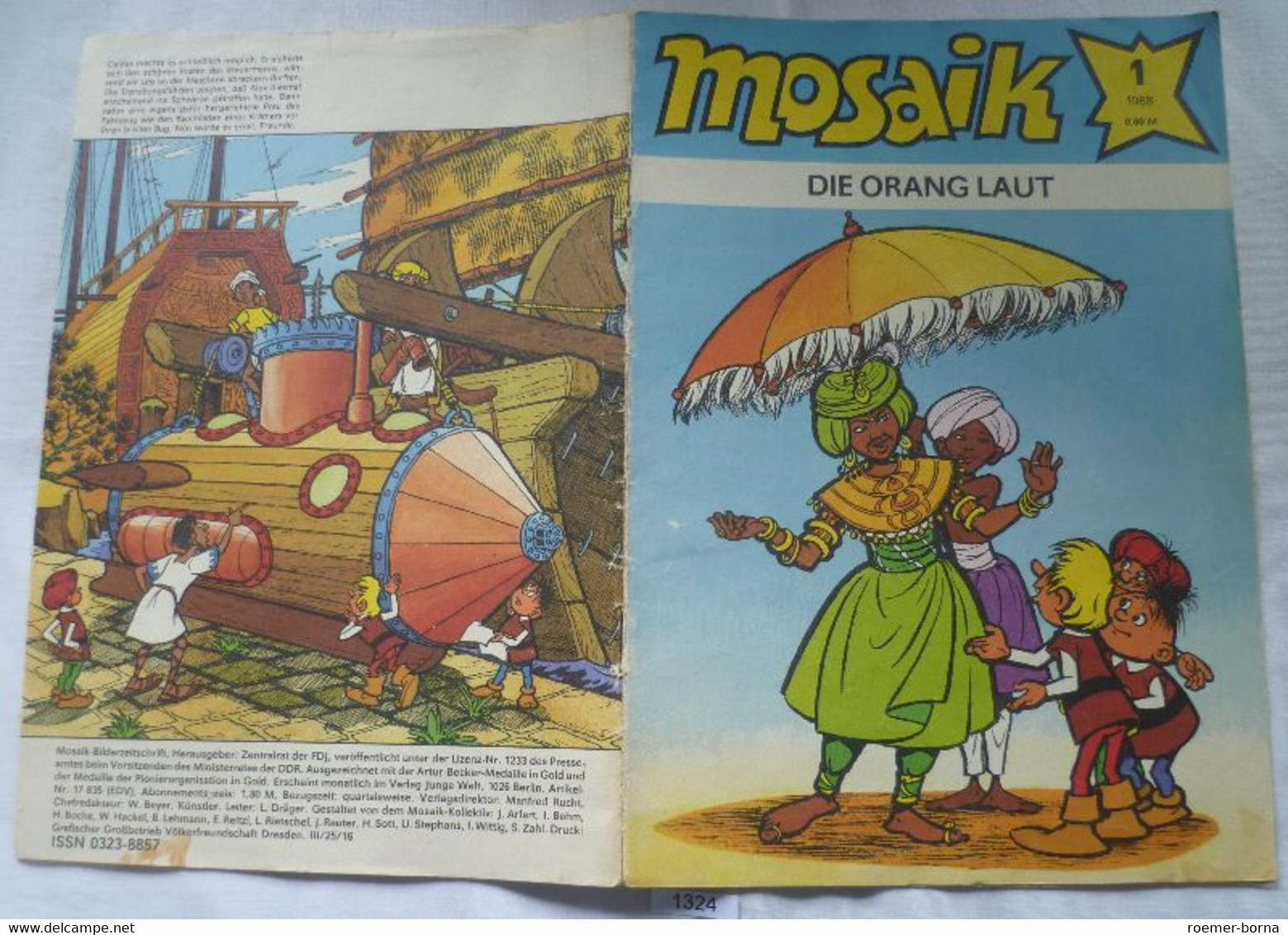 Mosaik Abrafaxe Nummer 1 Von 1988 - Abrafaxe