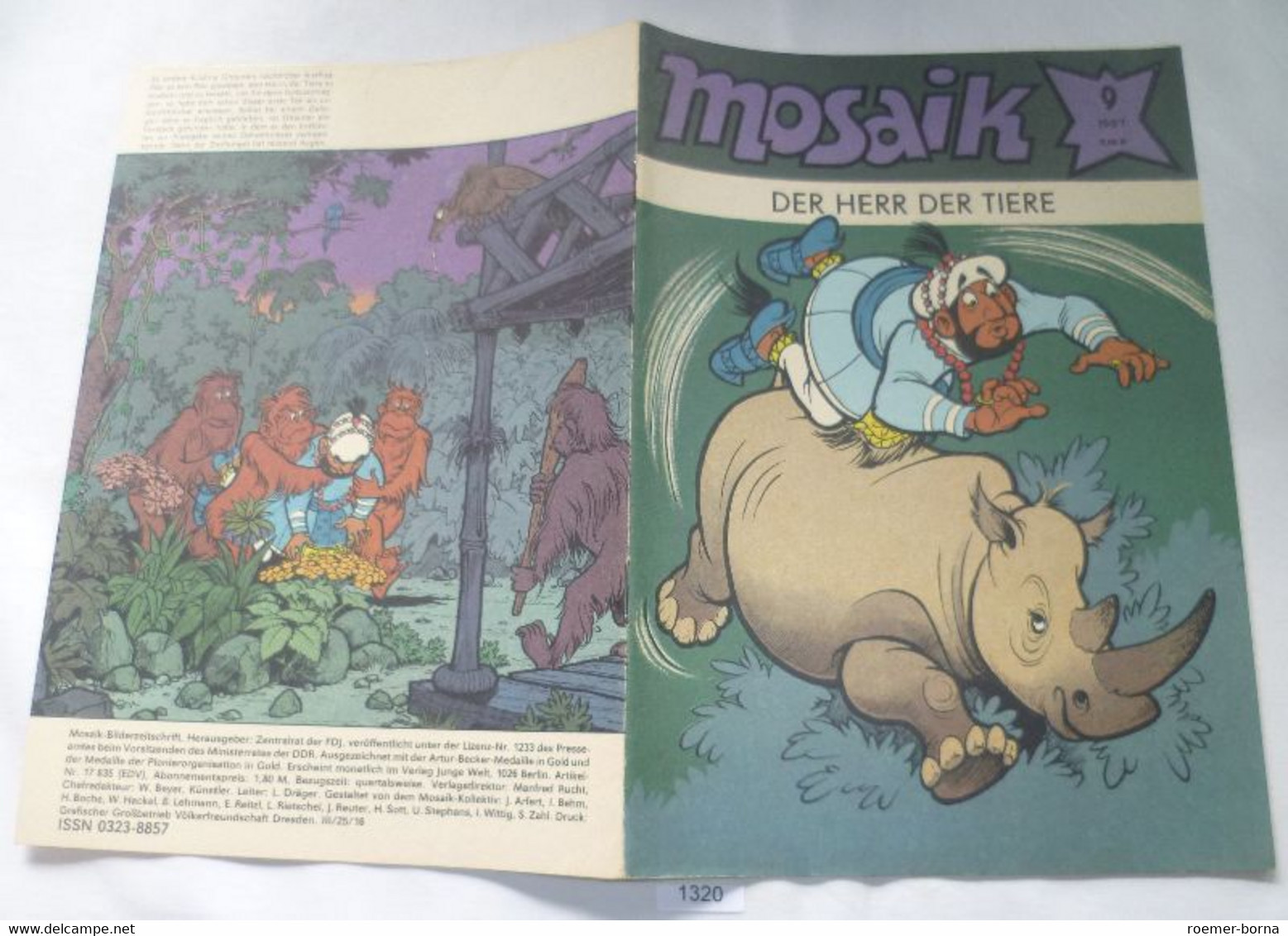 Mosaik Abrafaxe Nummer 9 Von 1987 - Abrafaxe