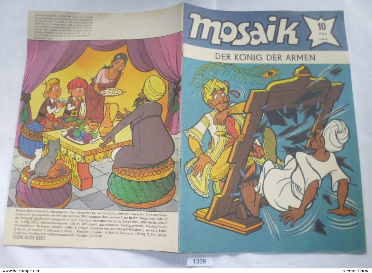 Mosaik Abrafaxe Nummer 10 Von 1986 - Abrafaxe