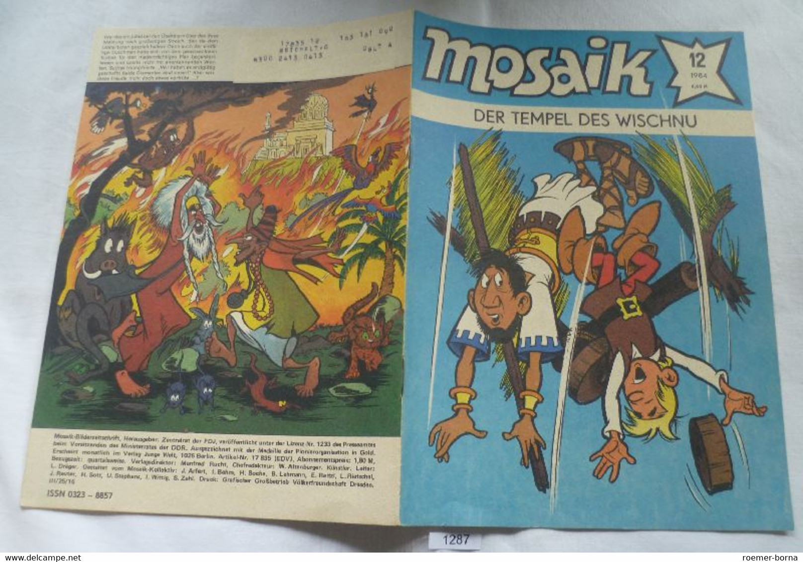 Mosaik Abrafaxe Nummer 12 Von 1984 - Abrafaxe