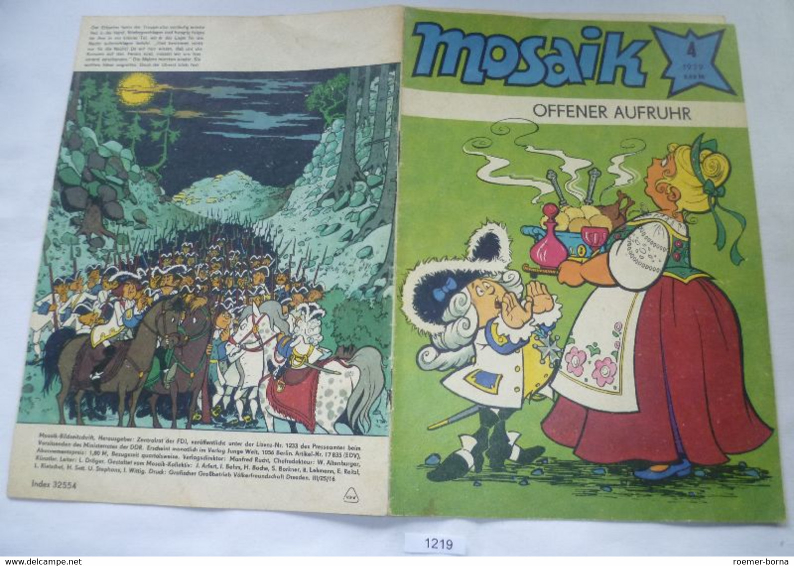 Mosaik Abrafaxe Nummer 4 Von 1979 - Abrafaxe