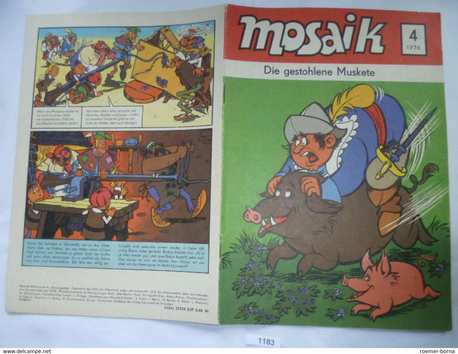 Mosaik Abrafaxe Nummer 4 Von 1976 - Abrafaxe