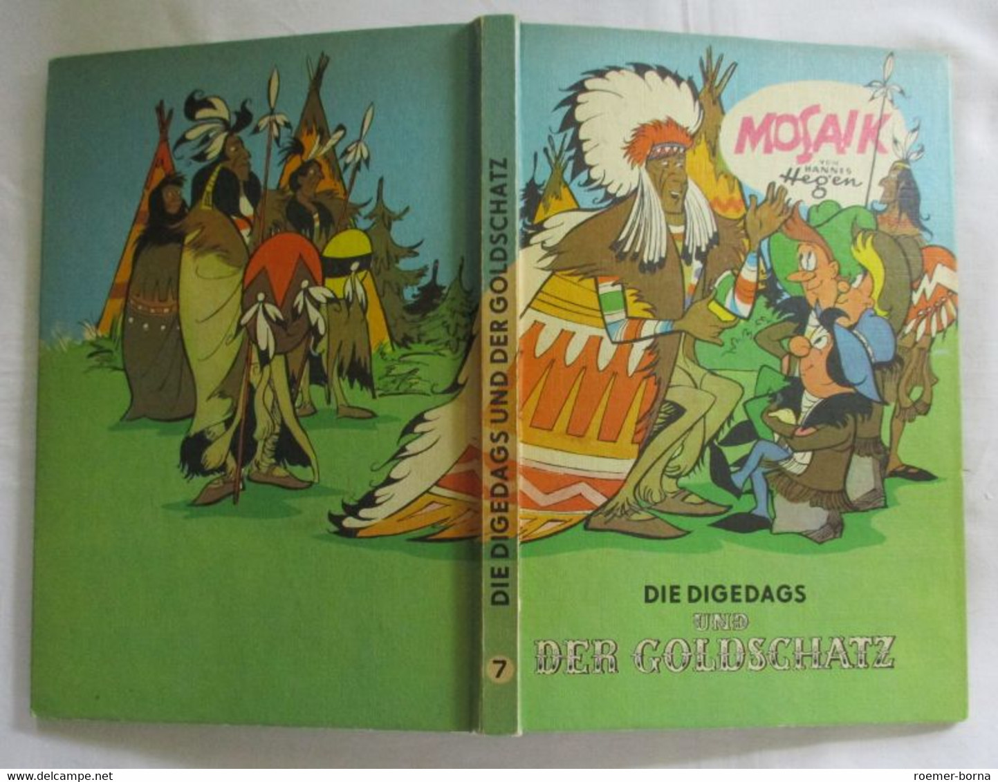 Die Digedags Und Der Goldschatz (seltene DDR-Erstausgabe Mosaik Sammelband) - Digedags