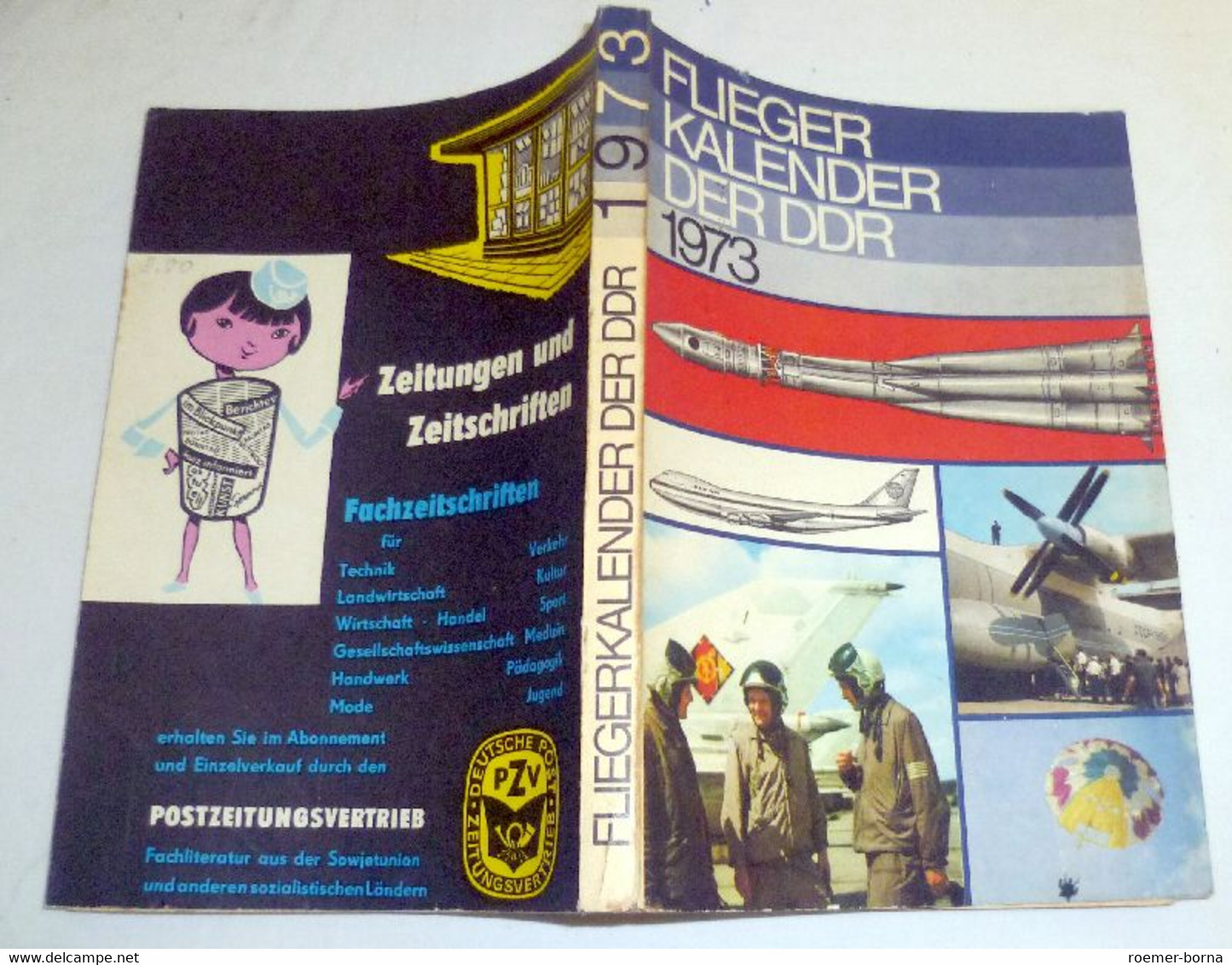 Fliegerkalender Der DDR 1973 - Kalender