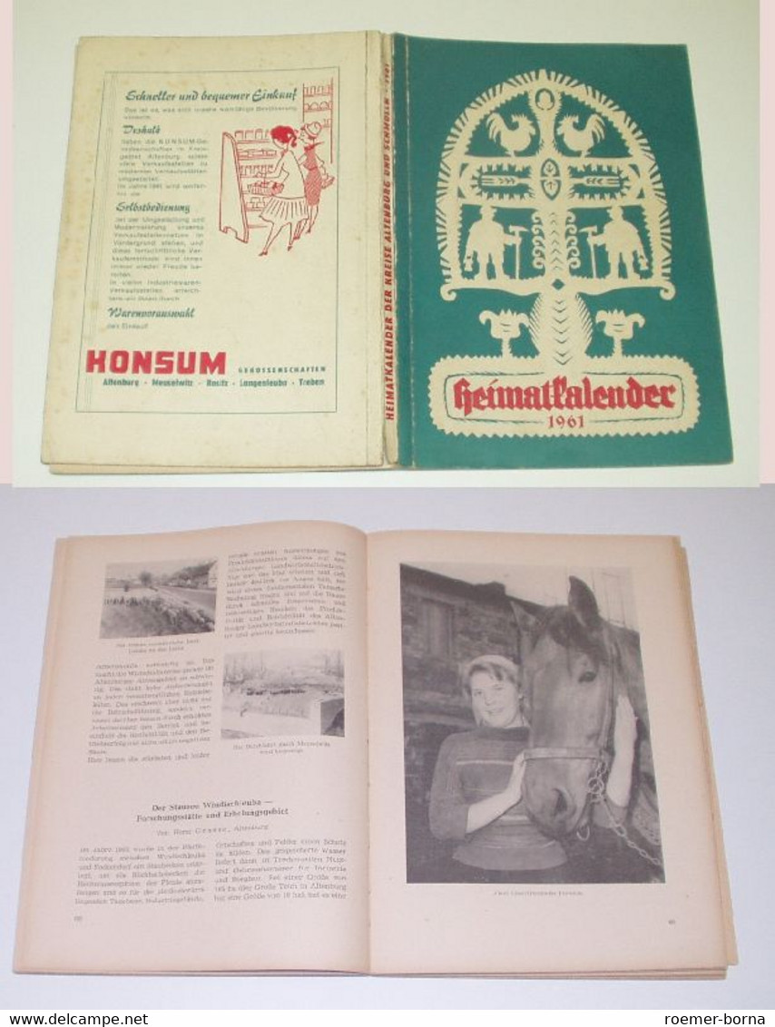 Heimatkalender Der Kreise Altenburg Und Schmölln 1961 - Calendriers