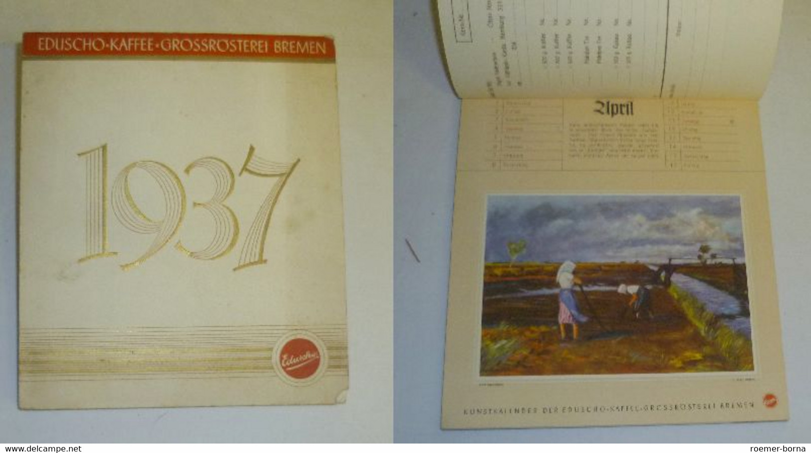 Eduschos Kunstkalender 1937 - Calendars