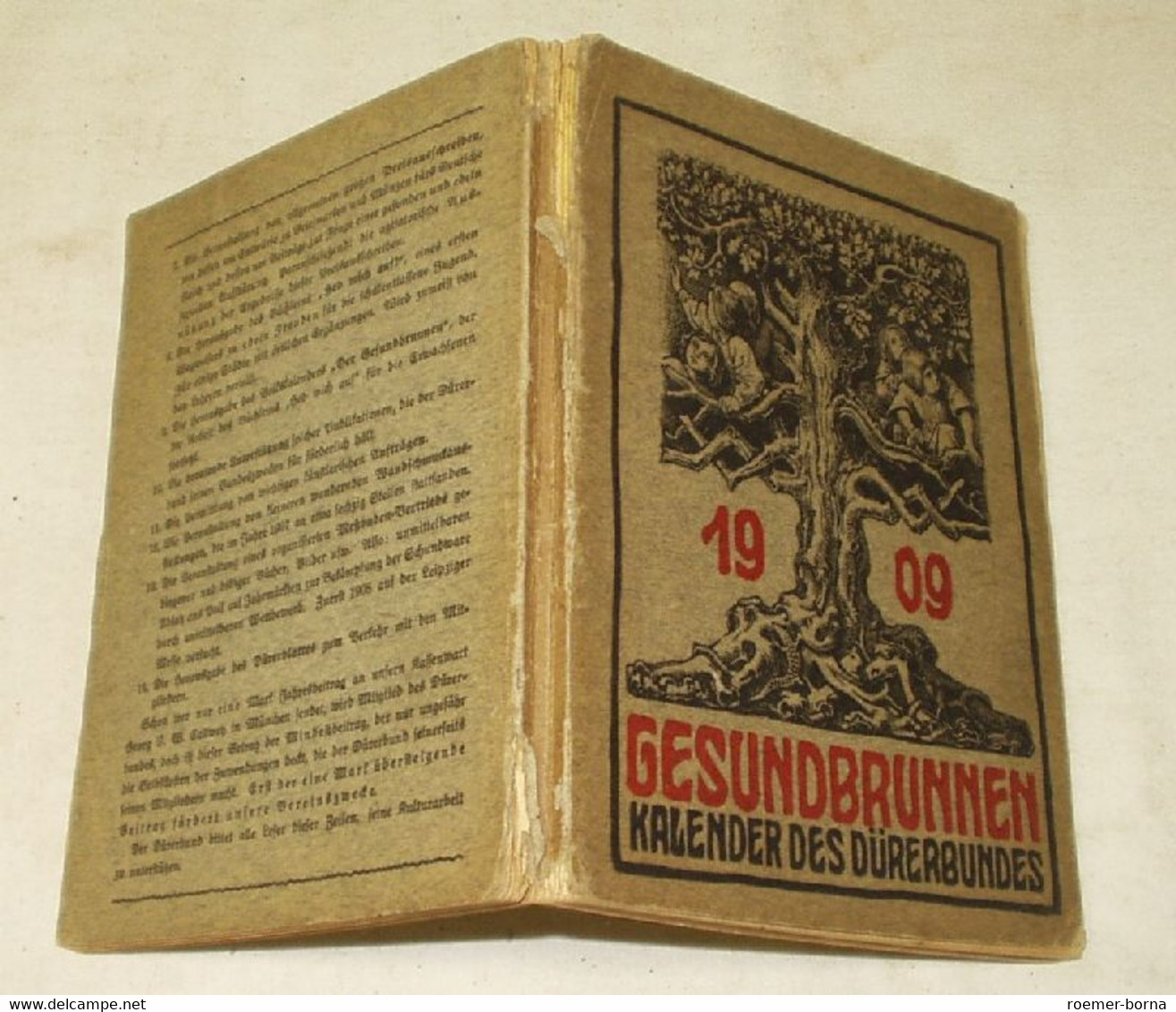 Gesundbrunnen 1909 - Kalender Des Dürerbundes - Calendari