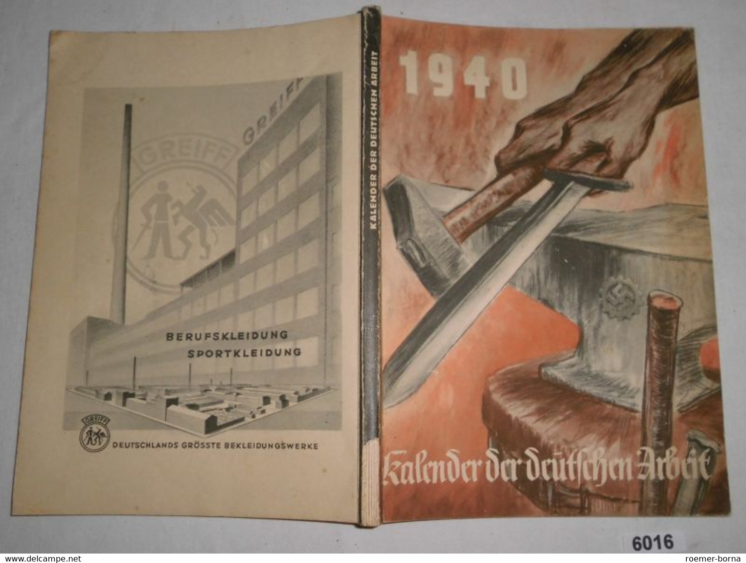 Kalender Der Deutschen Arbeit 1940 - Calendriers