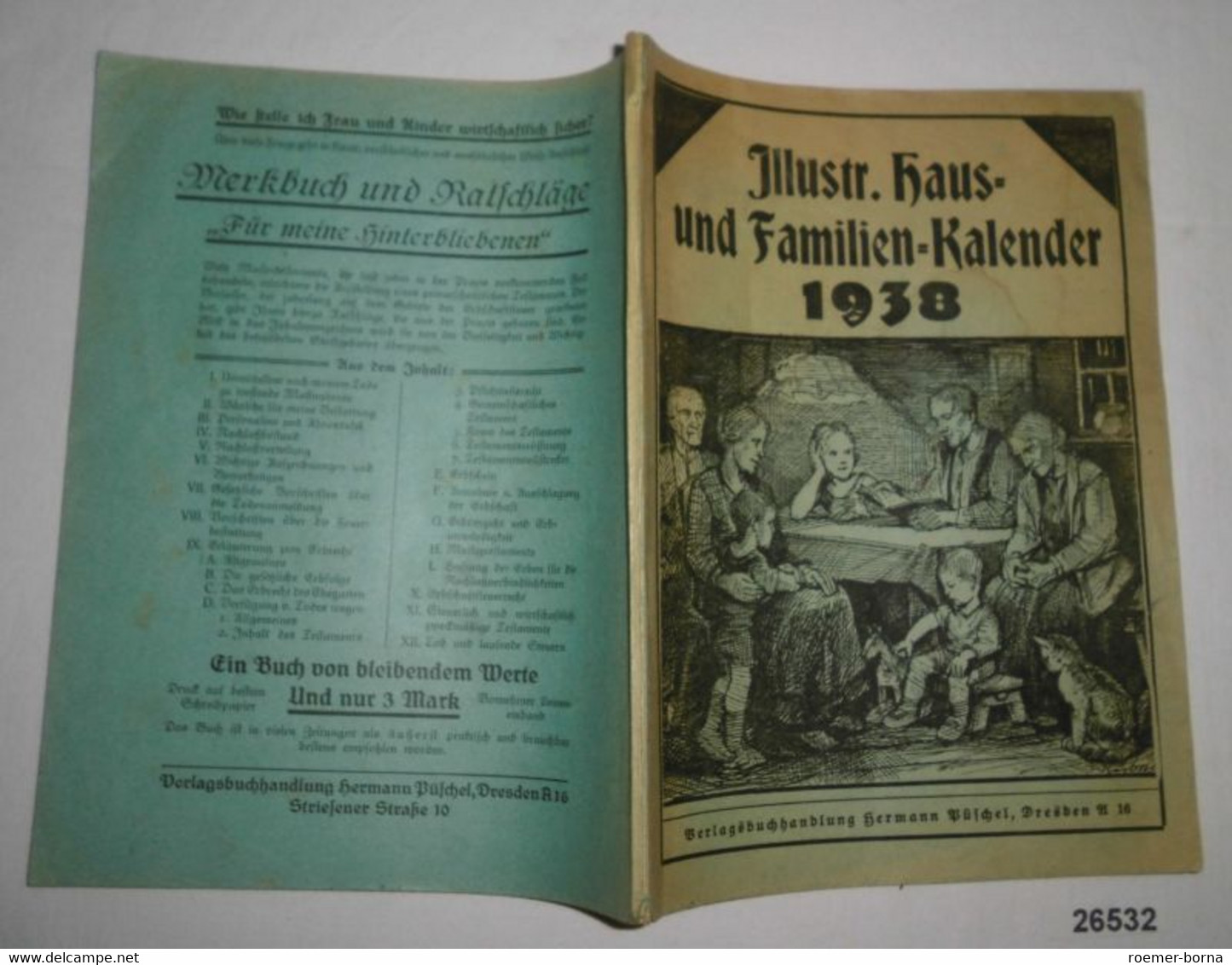 Illustr. Haus- Und Familien-Kalender 1938 - Calendriers