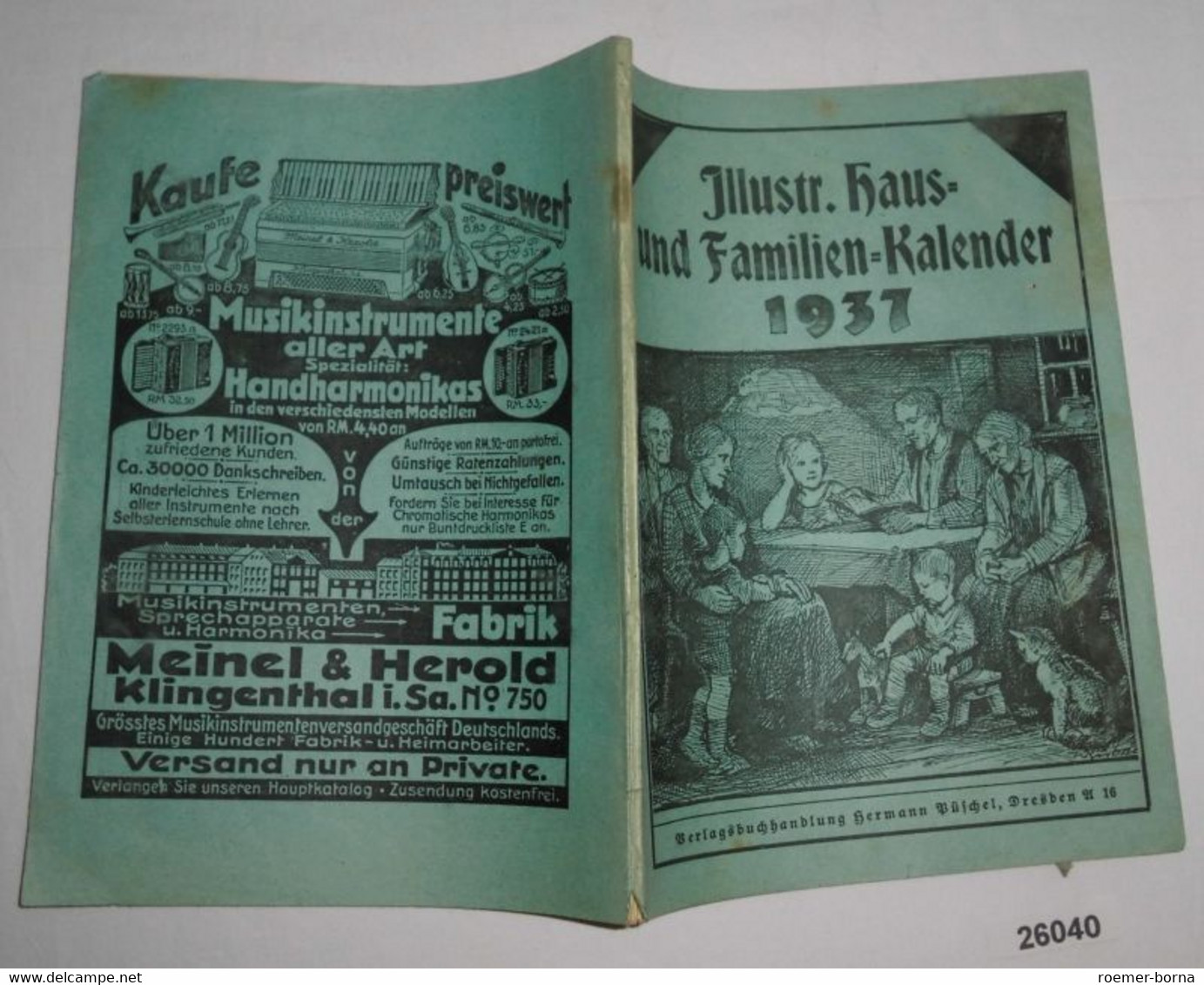 Illustr. Haus- Und Familien-Kalender 1937 - Calendars