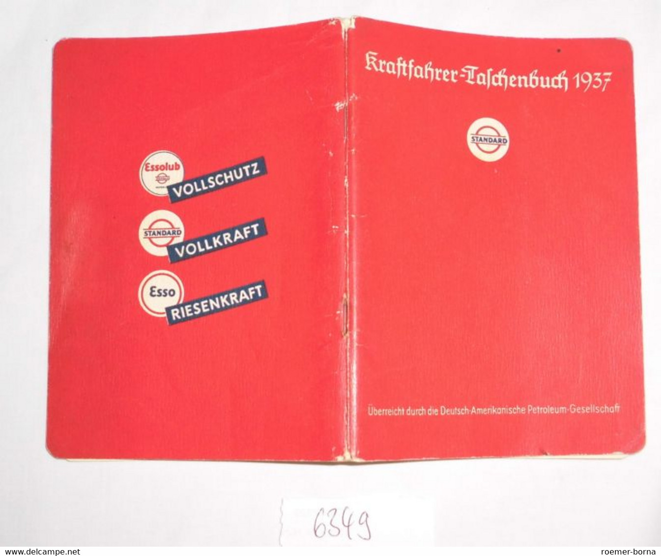 Kraftfahrer Taschenbuch 1937 - Kalender
