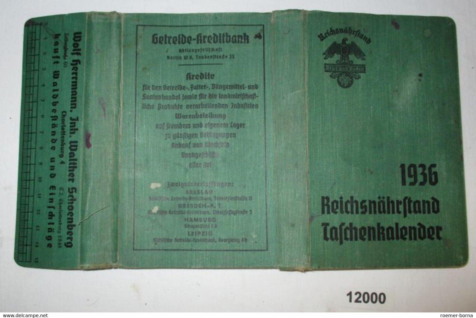 Reichsnährstand Taschenkalender 1936 - Kalender