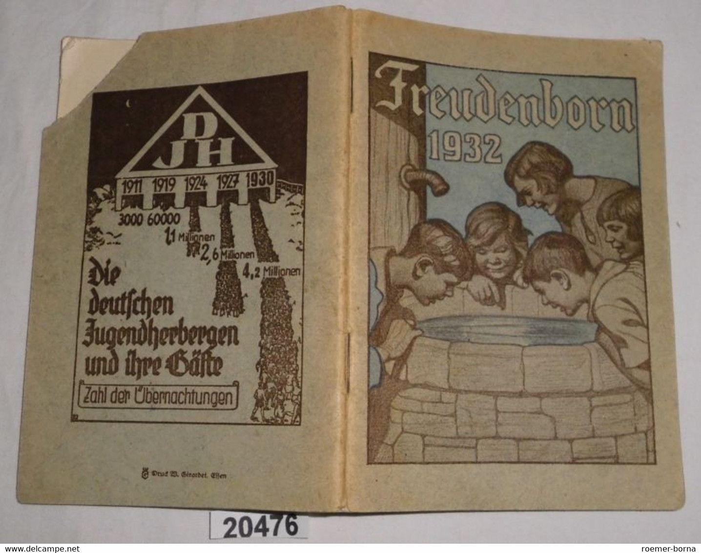 Freudenborn 1933 - Ein Jahrbüchlein Für Unsere Jugend Zur Pflege Der Heimatliebe Und Des Naturgenusses Bei Frohem Wander - Calendars