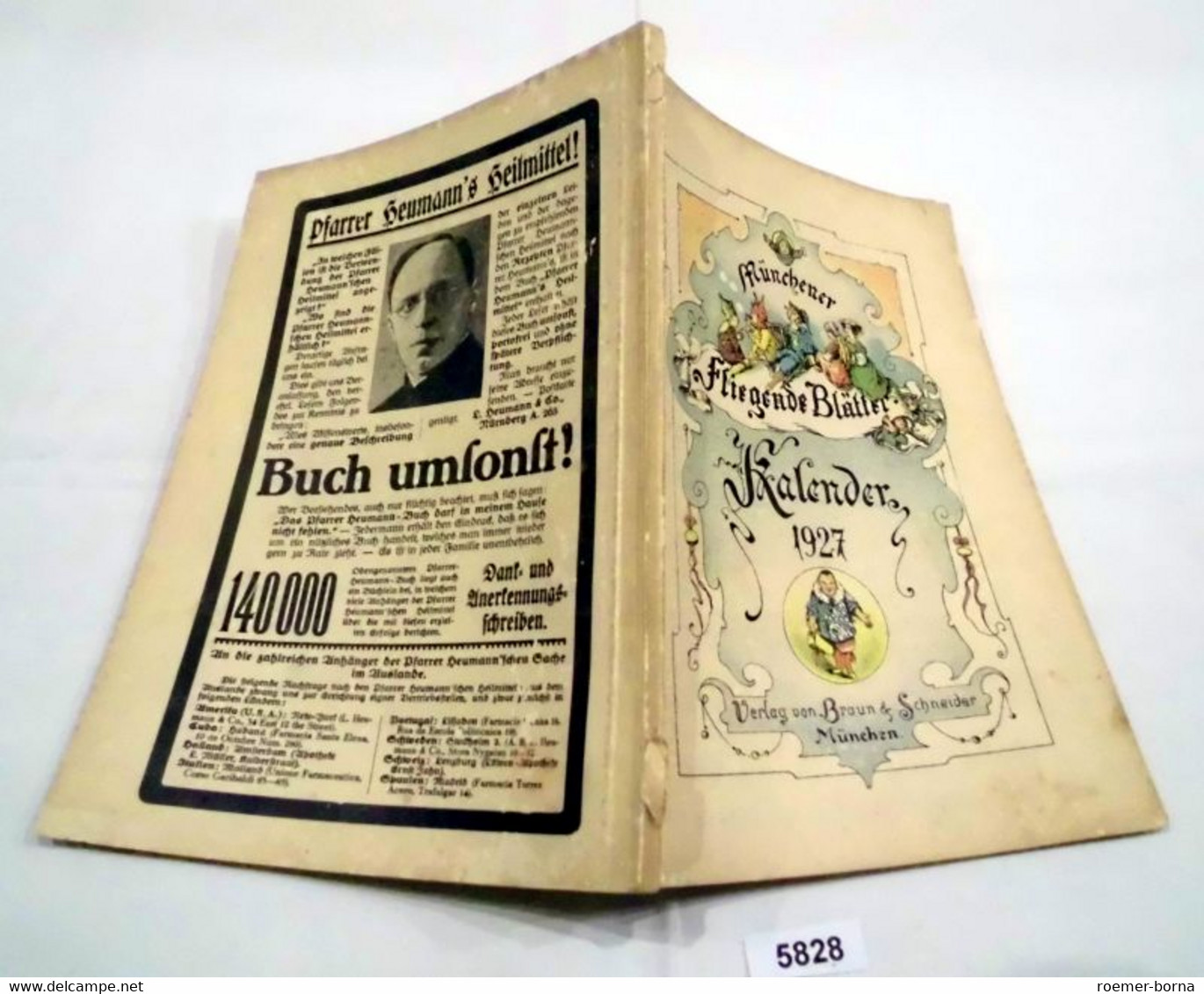 Münchener Fliegende Blätter-Kalender Für 1927 (43. Jahrgang) - Kalenders