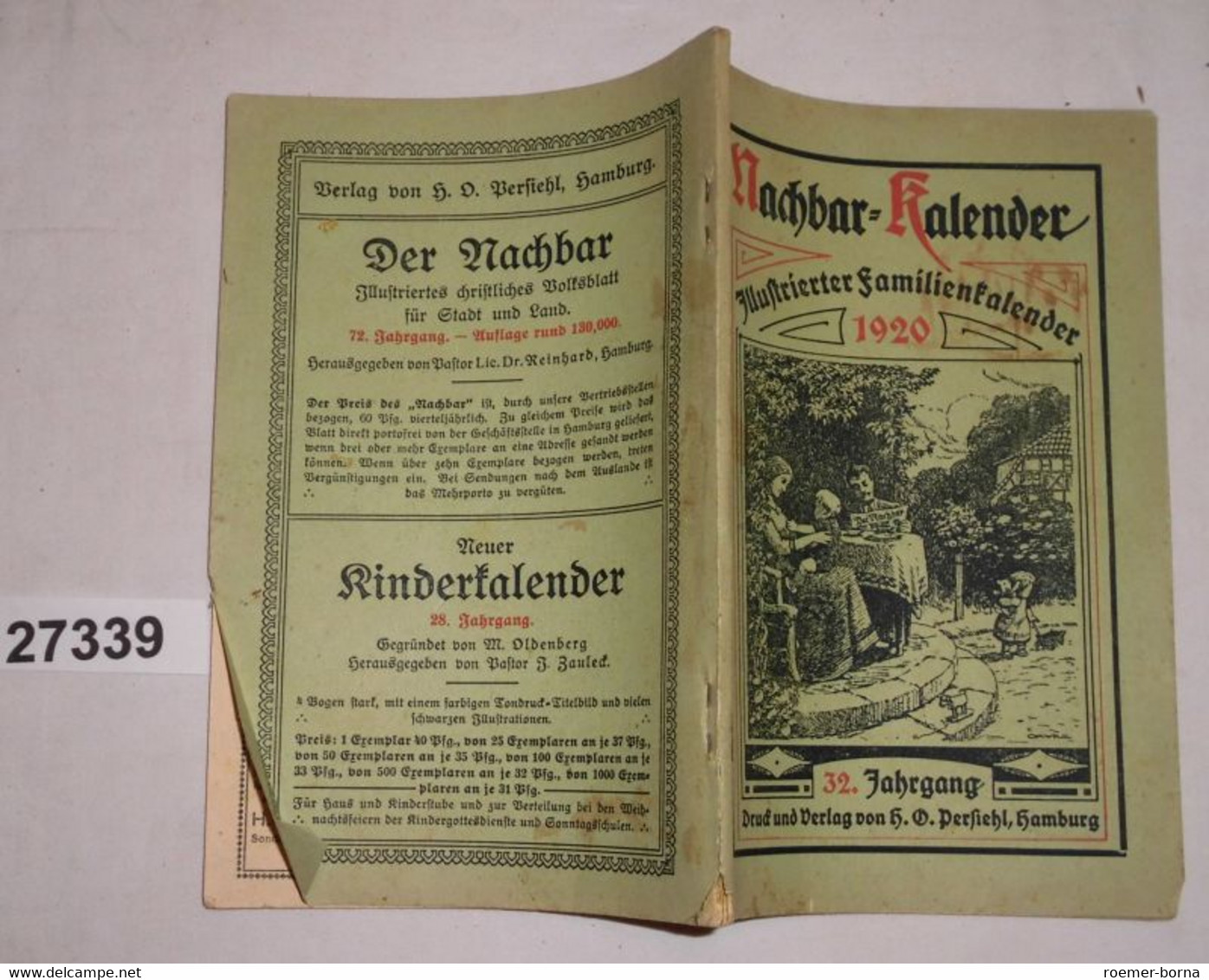 Nachbar-Kalender - Illustrierter Familienkalender Für Das Jahr 1920 (32. Jahrgang) - Calendriers