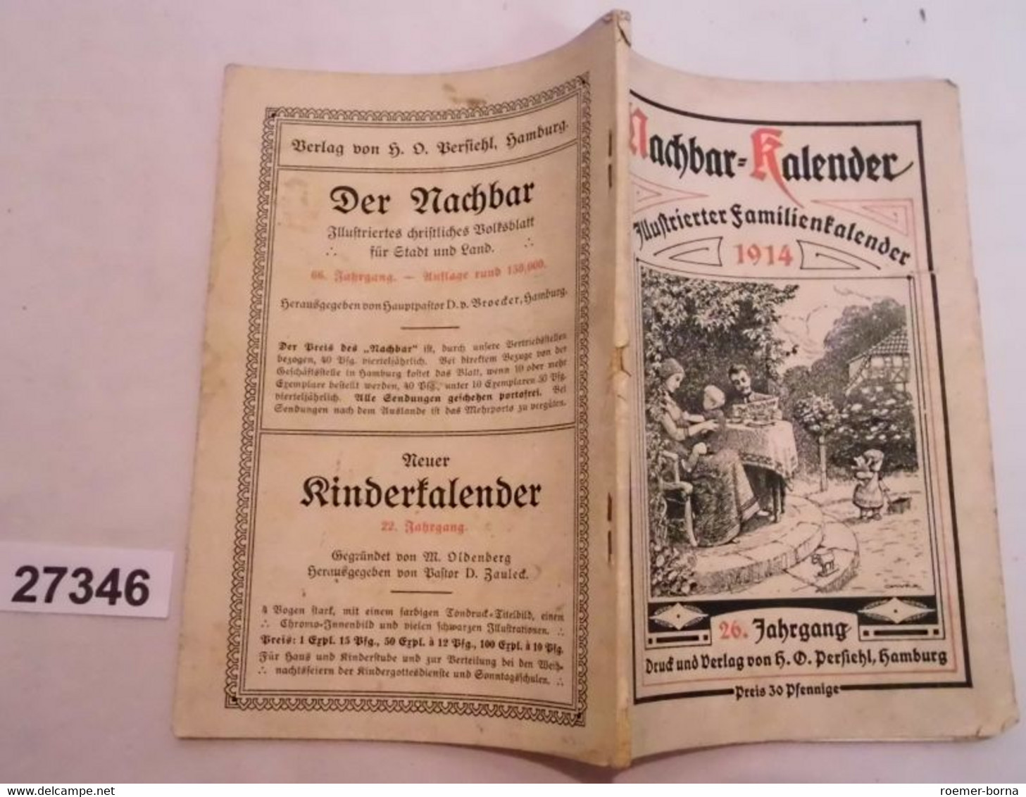 Nachbar-Kalender - Illustrierter Familienkalender Für Das Jahr 1914 (26. Jahrgang) - Calendarios